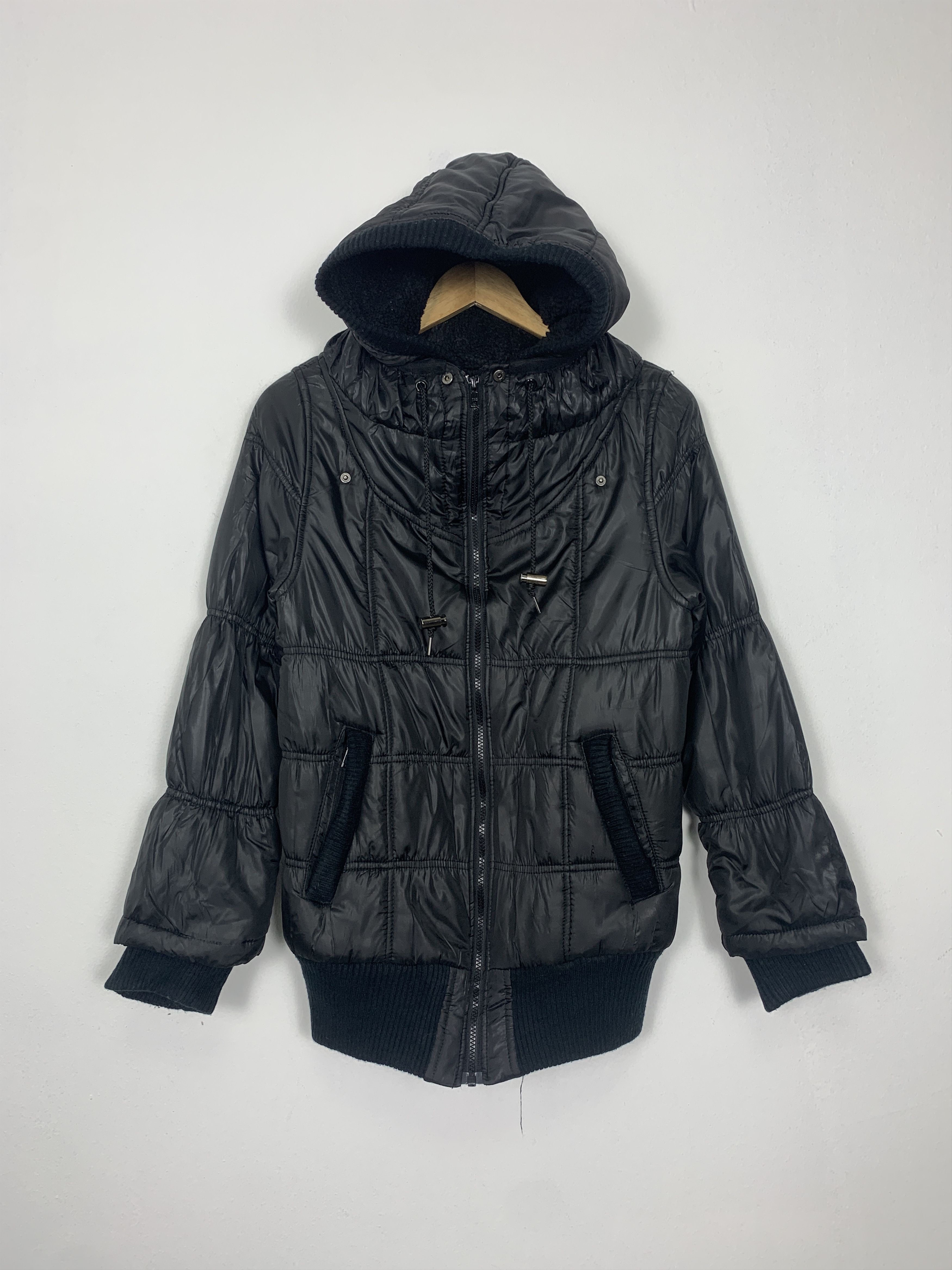 Japanese Brand Vintage Brightness Puffer Hoodie Zip Up Jacket J1107 Size US S / EU 44-46 / 1 - 1 Thumbnail