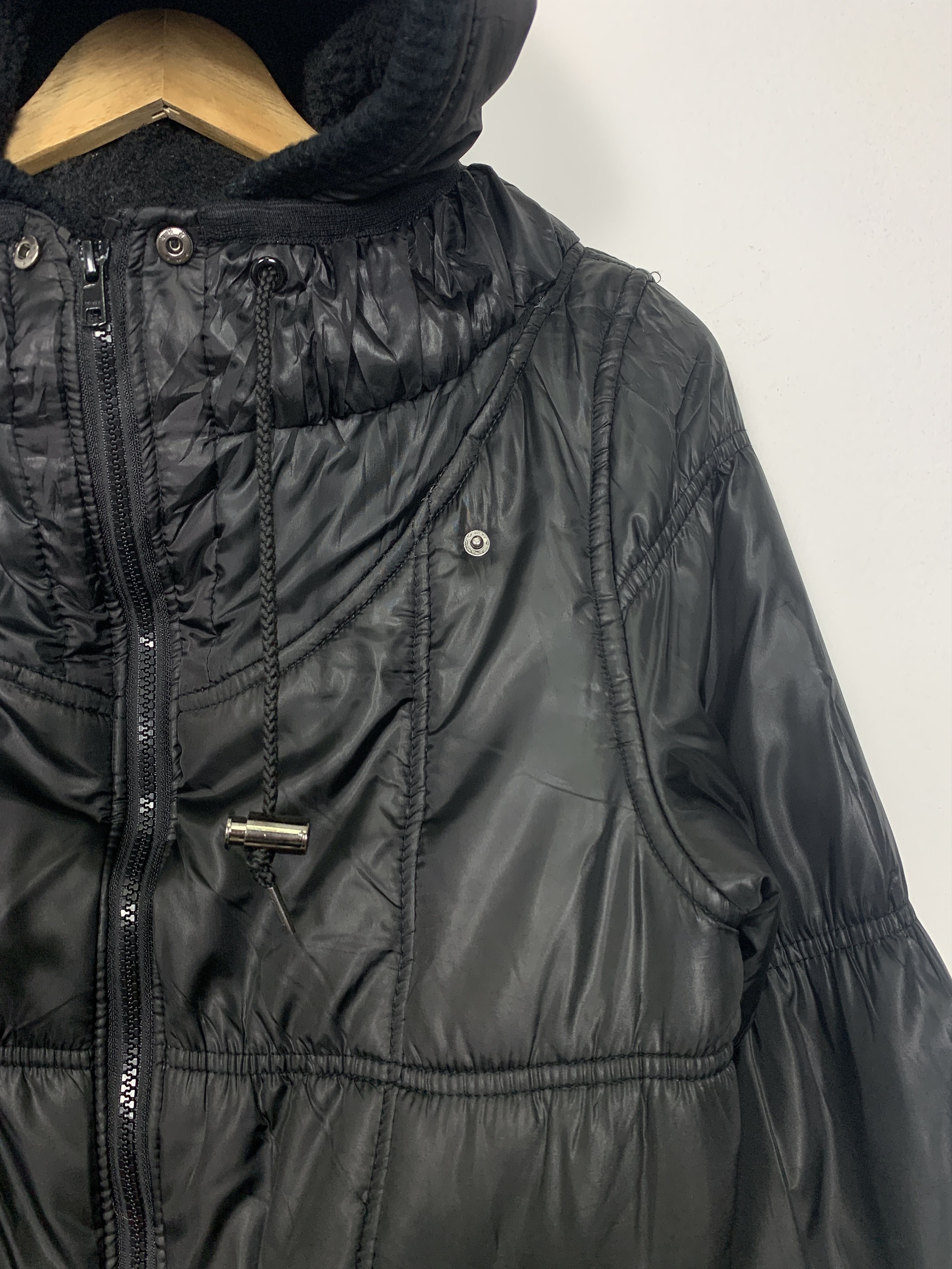 Japanese Brand Vintage Brightness Puffer Hoodie Zip Up Jacket J1107 Size US S / EU 44-46 / 1 - 3 Thumbnail