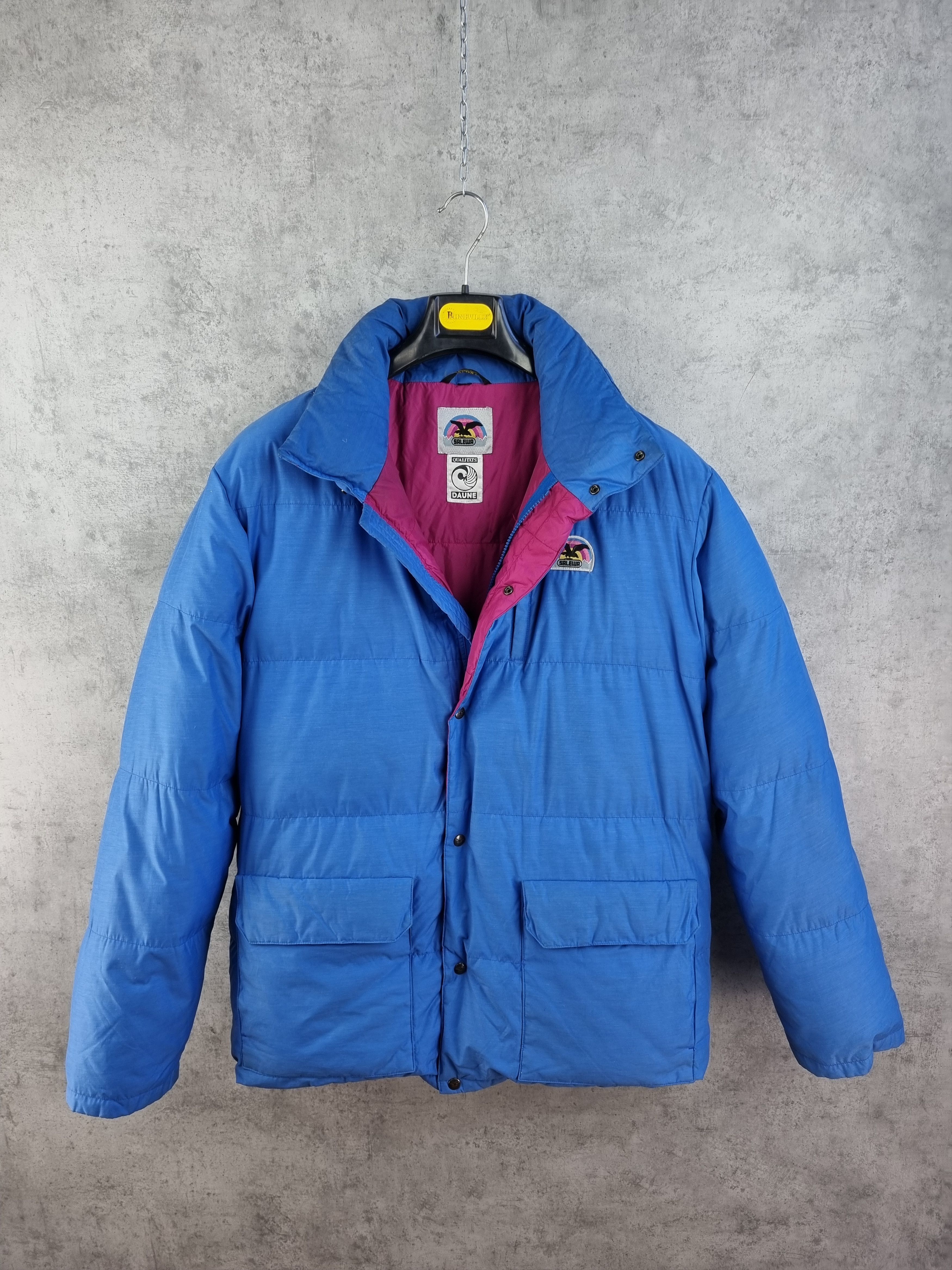 Vintage 80s Vintage SALEWA Down Puffer Jacket THE NORTH FACE style Size US XL / EU 56 / 4 - 2 Thumbnail