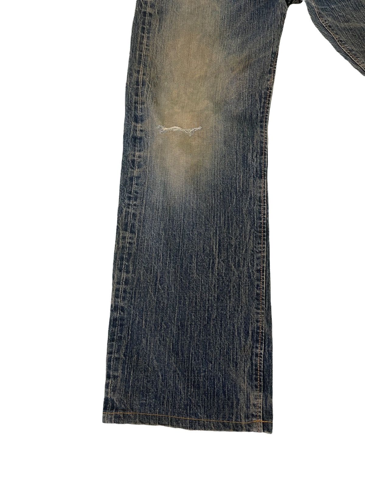 Edwin Loose Jeans Vtg Edwin 505z Japan Mud Wash Distress 1🟦 Size US 31 - 2 Thumbnail