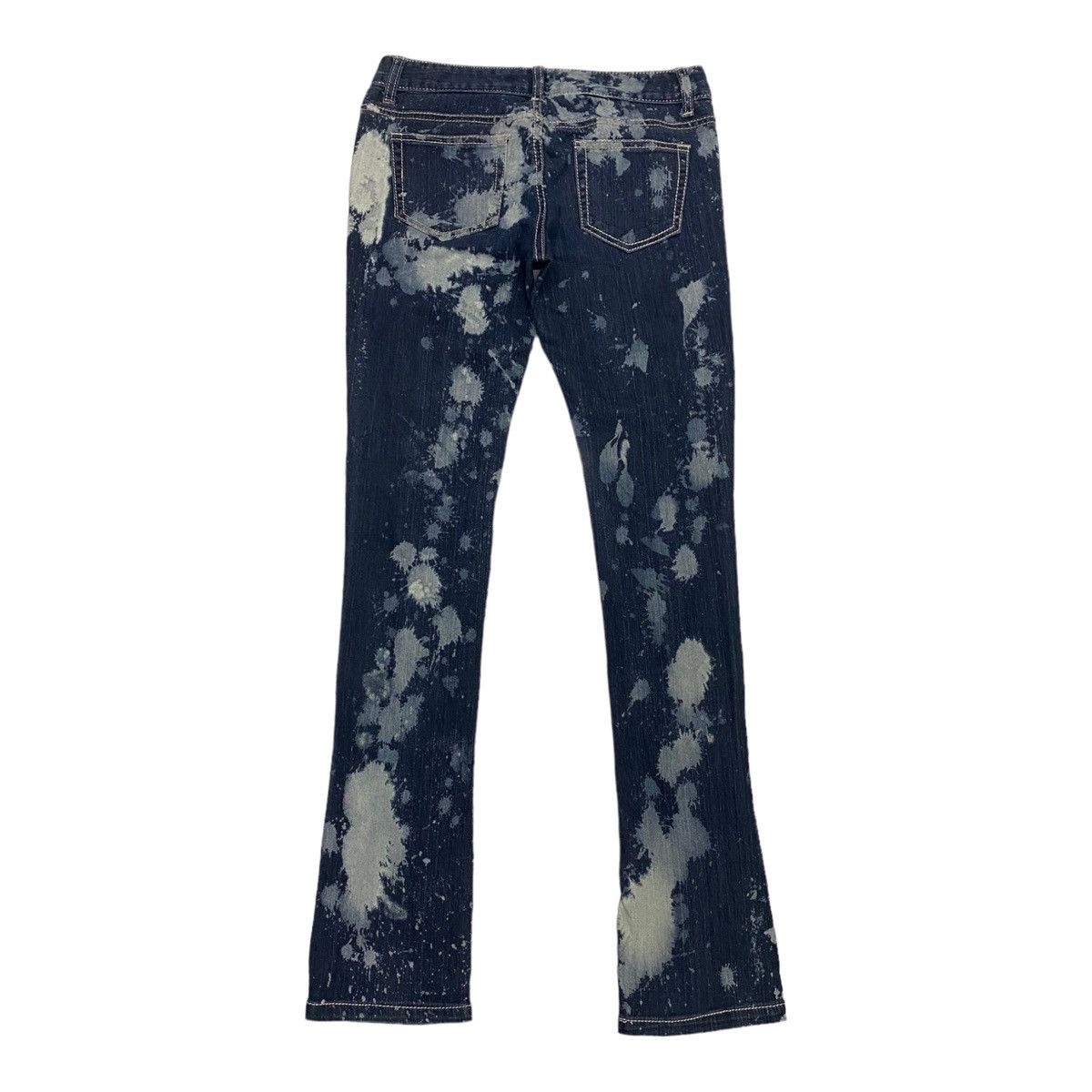 If Six Was Nine NO + 81662321758 WORKS DISTRESSED PUNK INSANE DENIM PANTS Size 28" / US 6 / IT 42 - 2 Thumbnail