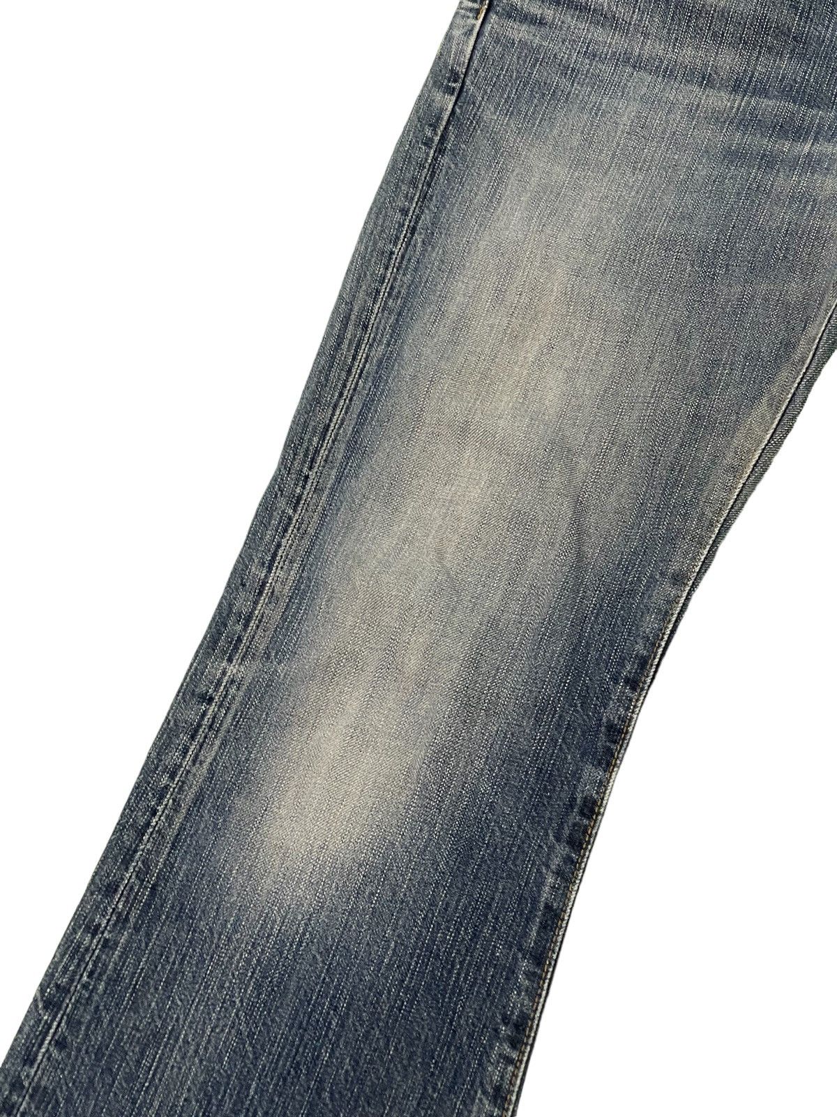 Edwin Flare Jeans Edwin Japan 503 Boot Cut Distress Denim 3🟦9 Size US 30 / EU 46 - 6 Thumbnail