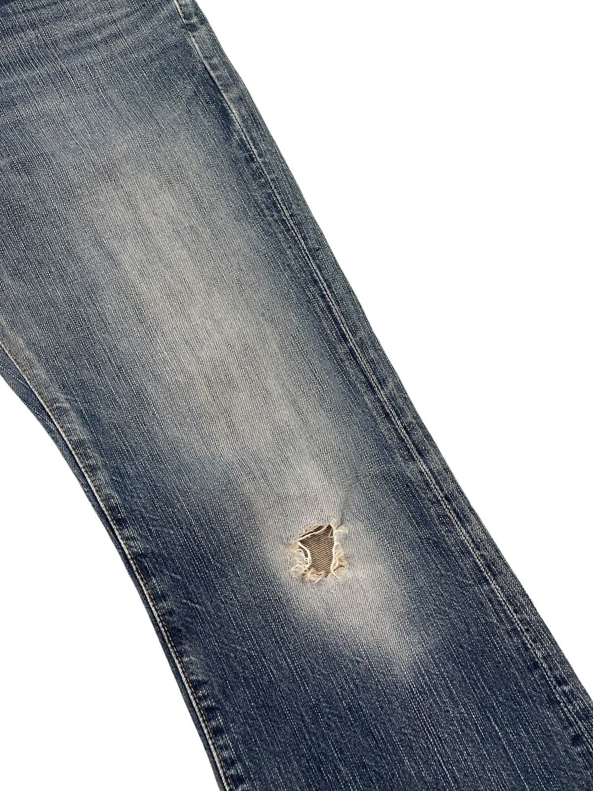 Edwin Flare Jeans Edwin Japan 503 Boot Cut Distress Denim 3🟦9 Size US 30 / EU 46 - 7 Thumbnail