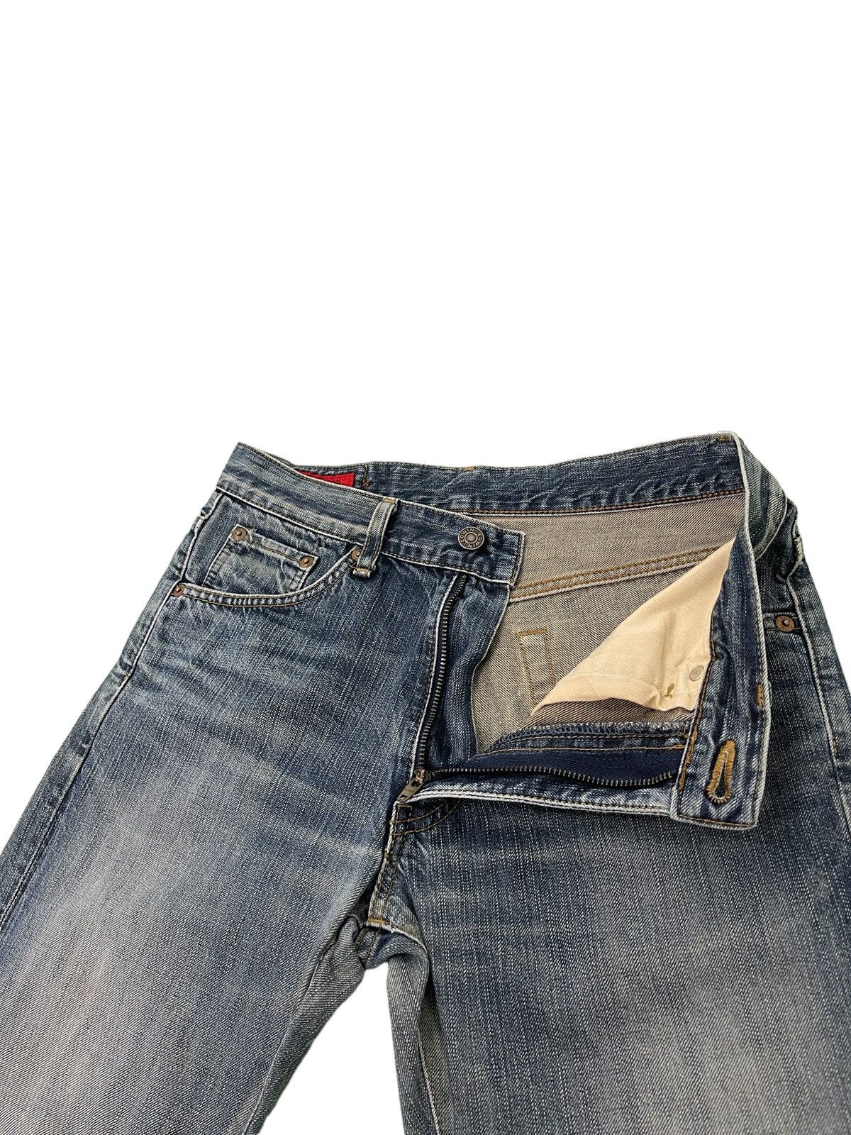 Edwin Flare Jeans Edwin Japan 503 Boot Cut Distress Denim 3🟦9 Size US 30 / EU 46 - 10 Thumbnail