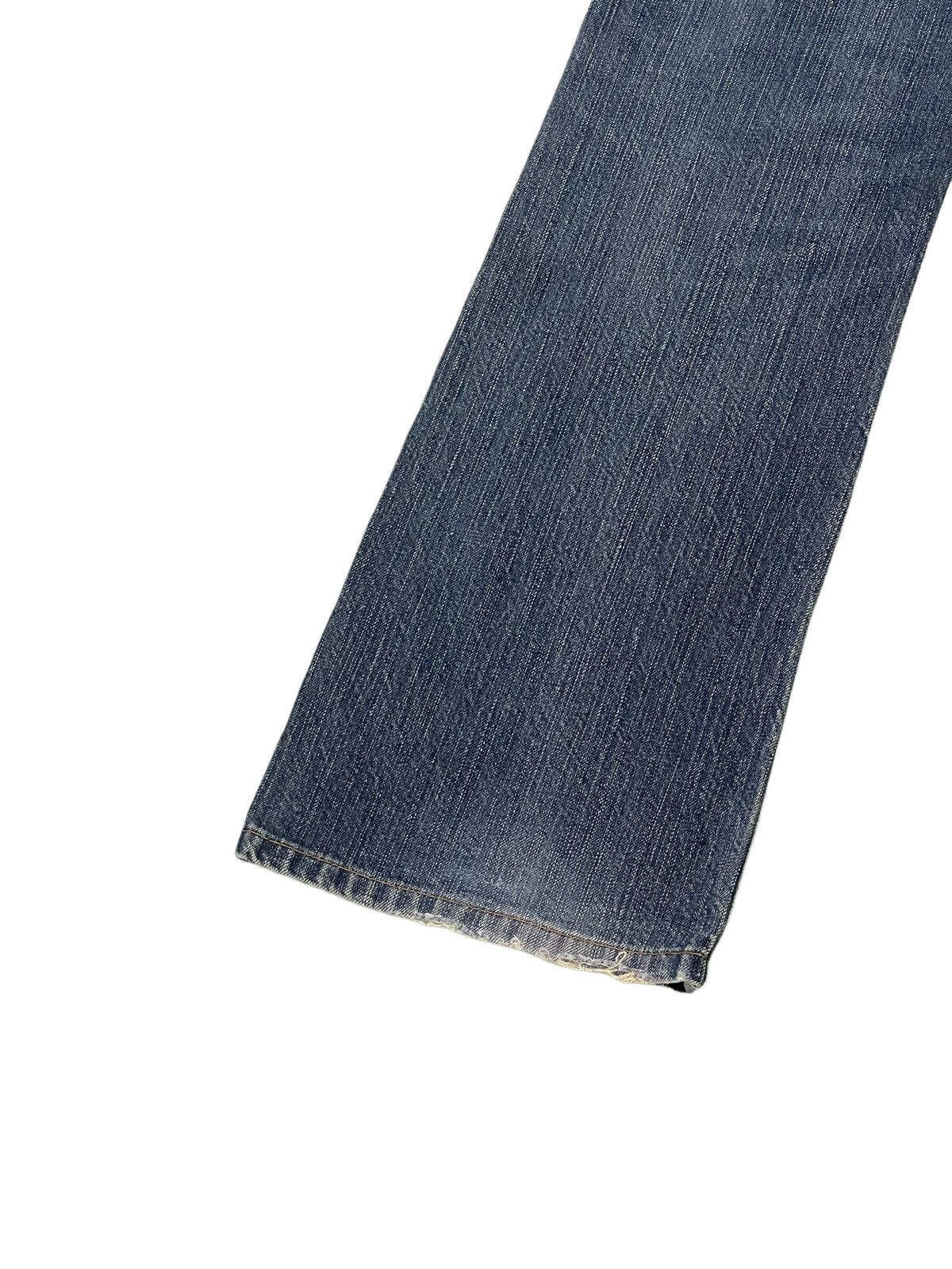Edwin Flare Jeans Edwin Japan 503 Boot Cut Distress Denim 3🟦9 Size US 30 / EU 46 - 16 Thumbnail