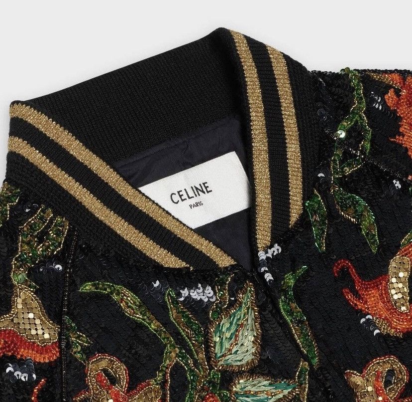 Celine Sequence Teddy Jacket With Angels Trumpets Embroidery Size US M / EU 48-50 / 2 - 6 Thumbnail