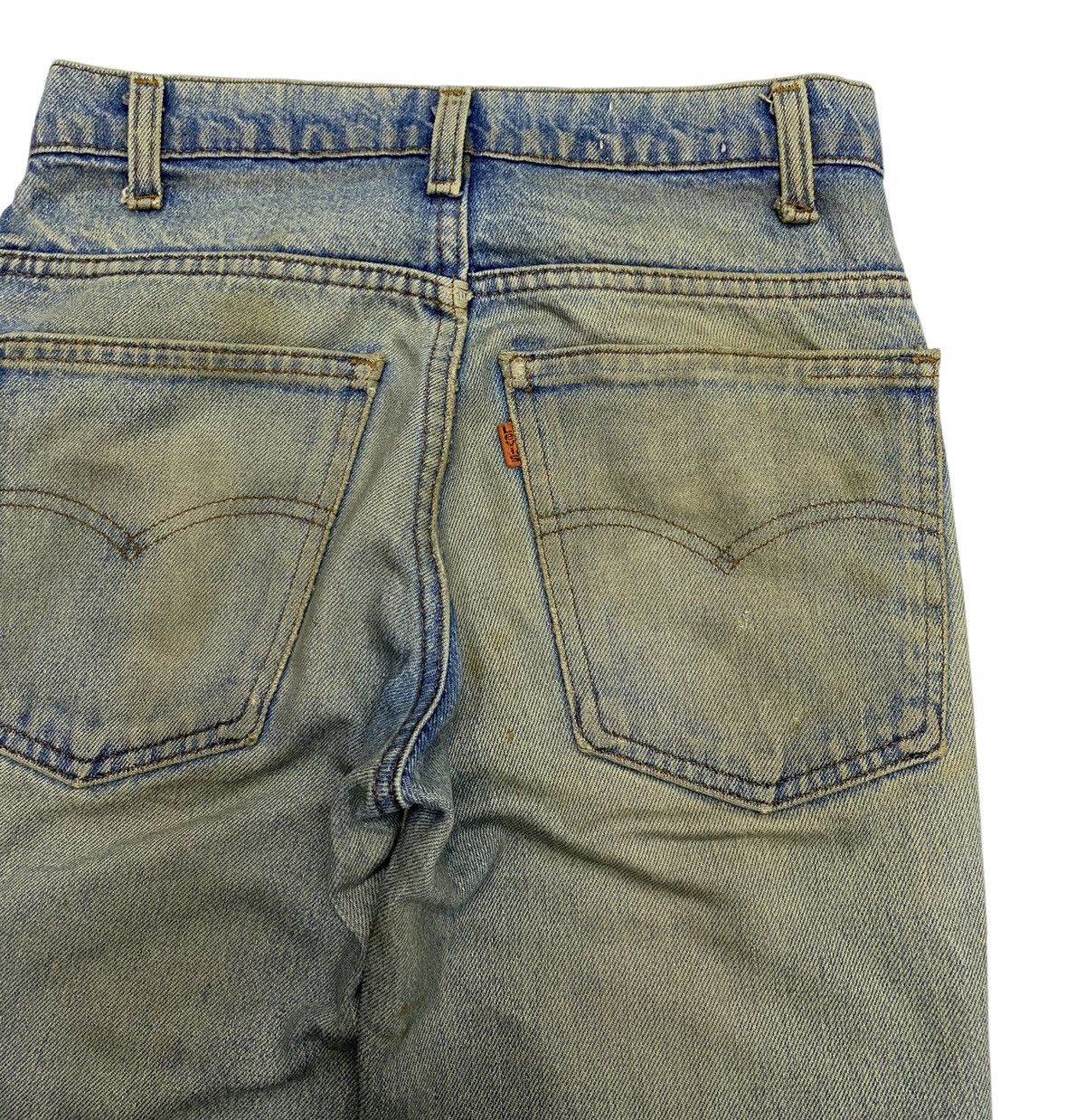 Levi's VINTAGE LEVIS OREN TAB DISTRESSED DENIM FLARED PANTS Size 28" / US 6 / IT 42 - 6 Thumbnail