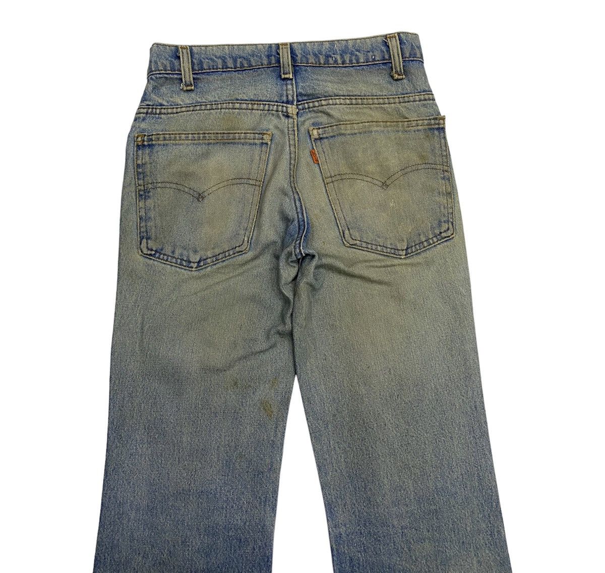 Levi's VINTAGE LEVIS OREN TAB DISTRESSED DENIM FLARED PANTS Size 28" / US 6 / IT 42 - 4 Thumbnail