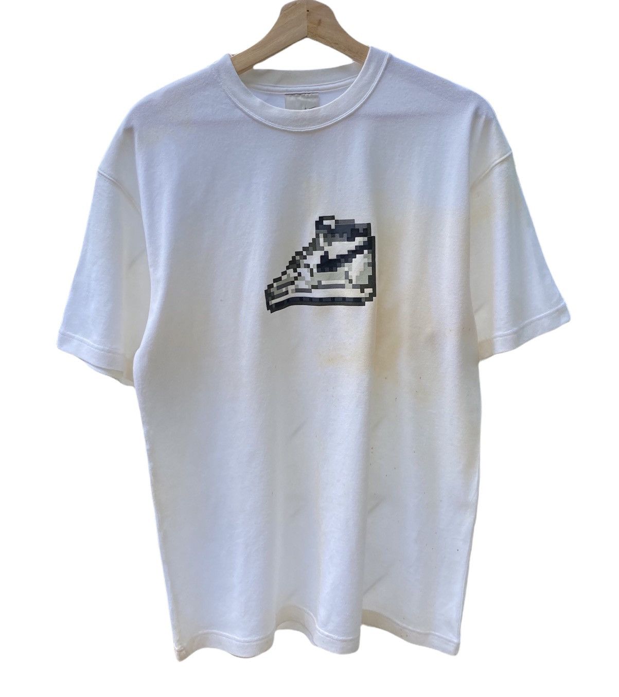 Nike × Vintage NIKE AIR FORCE 1 DIGITAL JORDAN T-SHIRT Size US M / EU 48-50 / 2 - 1 Thumbnail