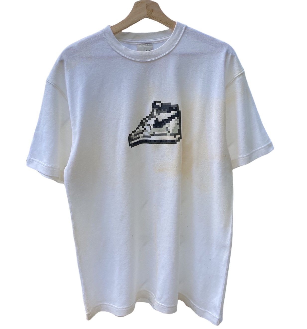 Nike × Vintage NIKE AIR FORCE 1 DIGITAL JORDAN T-SHIRT Size US M / EU 48-50 / 2 - 5 Thumbnail