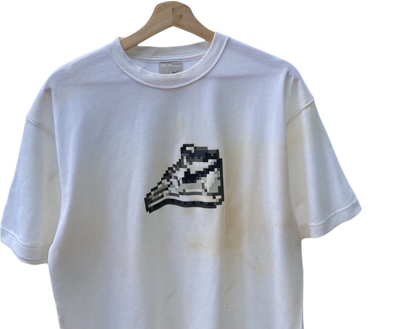 Nike × Vintage NIKE AIR FORCE 1 DIGITAL JORDAN T-SHIRT Size US M / EU 48-50 / 2 - 2 Thumbnail