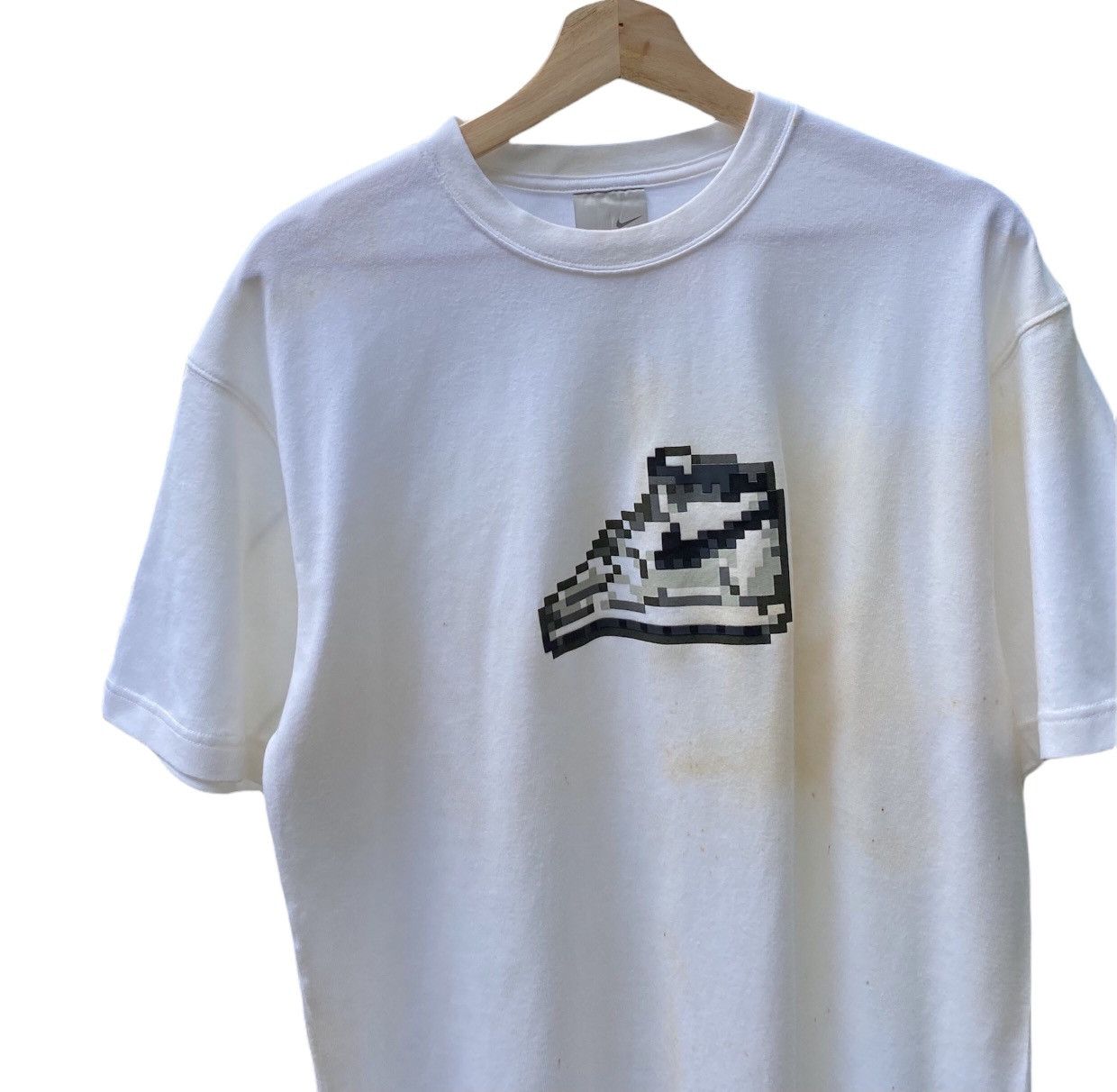 Nike × Vintage NIKE AIR FORCE 1 DIGITAL JORDAN T-SHIRT Size US M / EU 48-50 / 2 - 4 Thumbnail