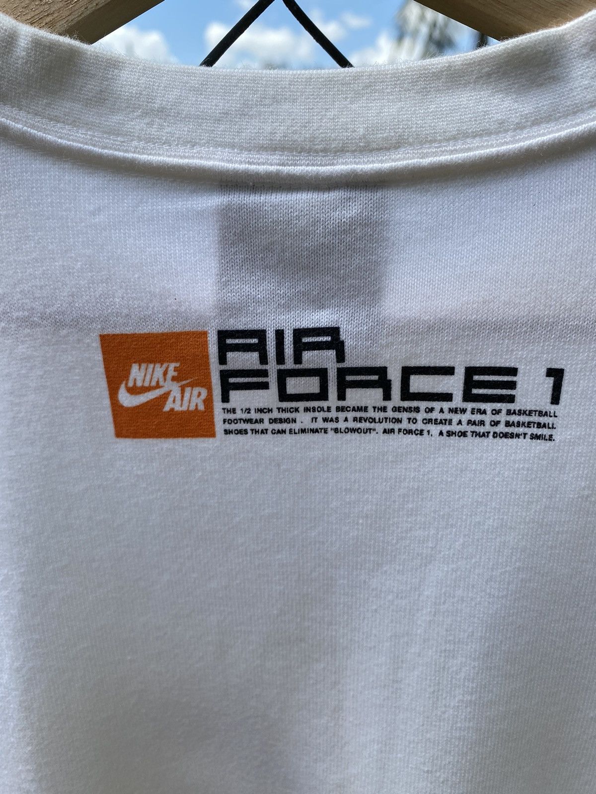 Nike × Vintage NIKE AIR FORCE 1 DIGITAL JORDAN T-SHIRT Size US M / EU 48-50 / 2 - 7 Thumbnail