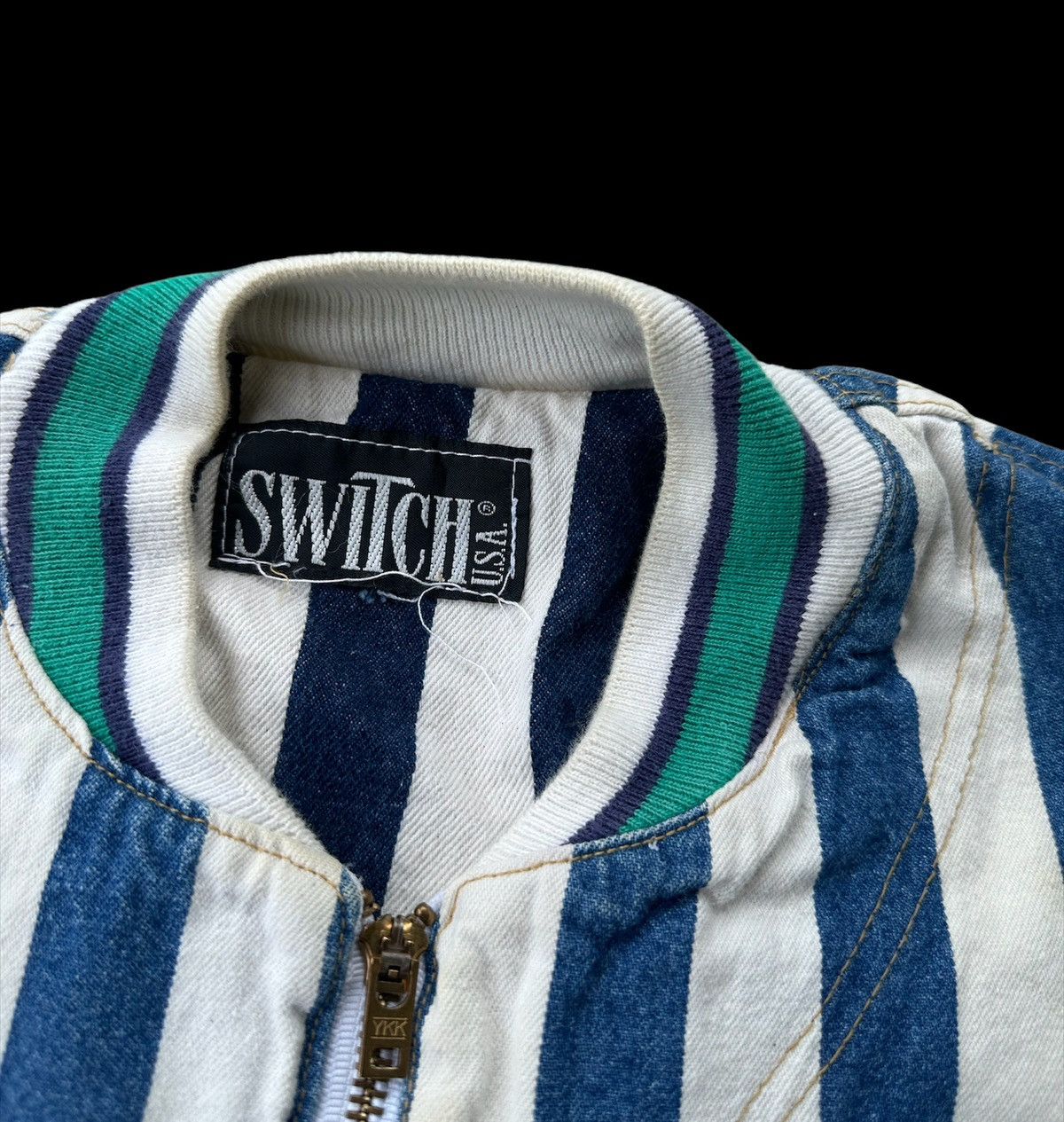 Vintage Switch USA cropped bomber jacket Size US M / EU 48-50 / 2 - 3 Thumbnail