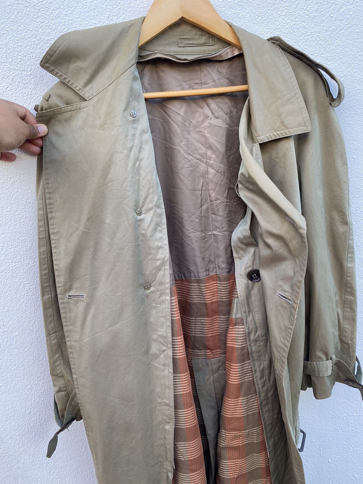 Japanese Brand × Yves Saint Laurent Japanese Brand X YSL Yves Saint Laurent trench coat Size US XL / EU 56 / 4 - 9 Thumbnail