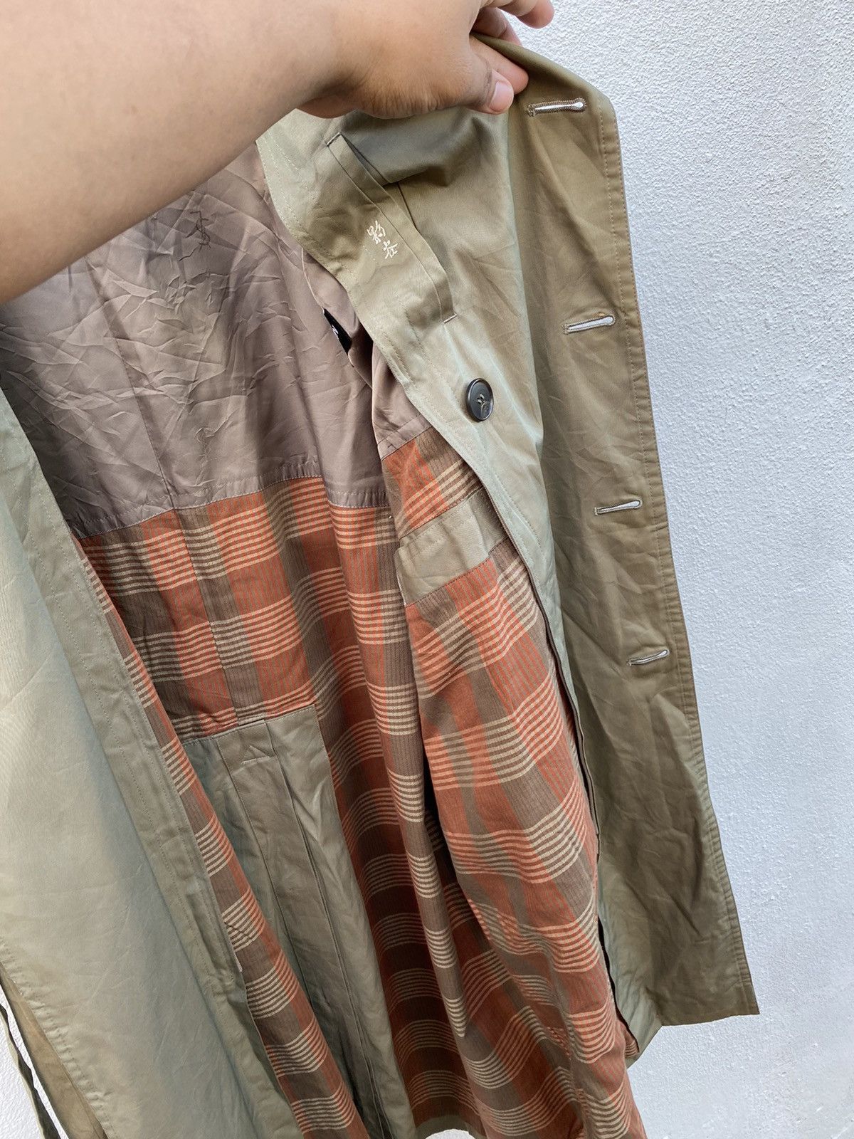 Japanese Brand × Yves Saint Laurent Japanese Brand X YSL Yves Saint Laurent trench coat Size US XL / EU 56 / 4 - 10 Thumbnail
