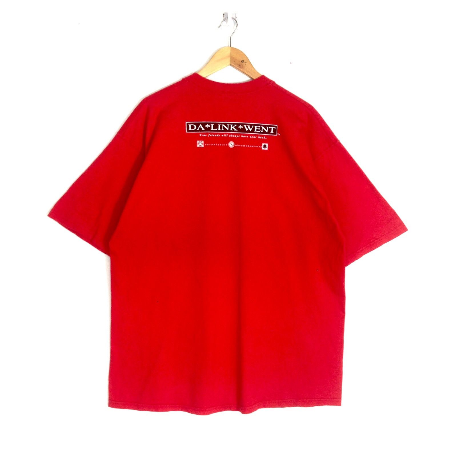 Japanese Brand × Vintage Vintage Da Link Went Streetwear Style Hip Hop T-shirt Size US XL / EU 56 / 4 - 2 Thumbnail