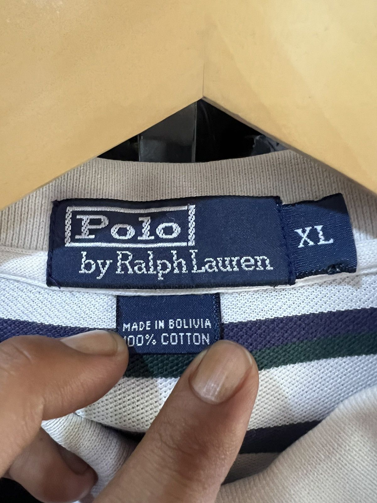 Polo Ralph Lauren 🔥Vintage Polo Ralph Lauren Stripe Long Sleeves Size US XL / EU 56 / 4 - 15 Thumbnail