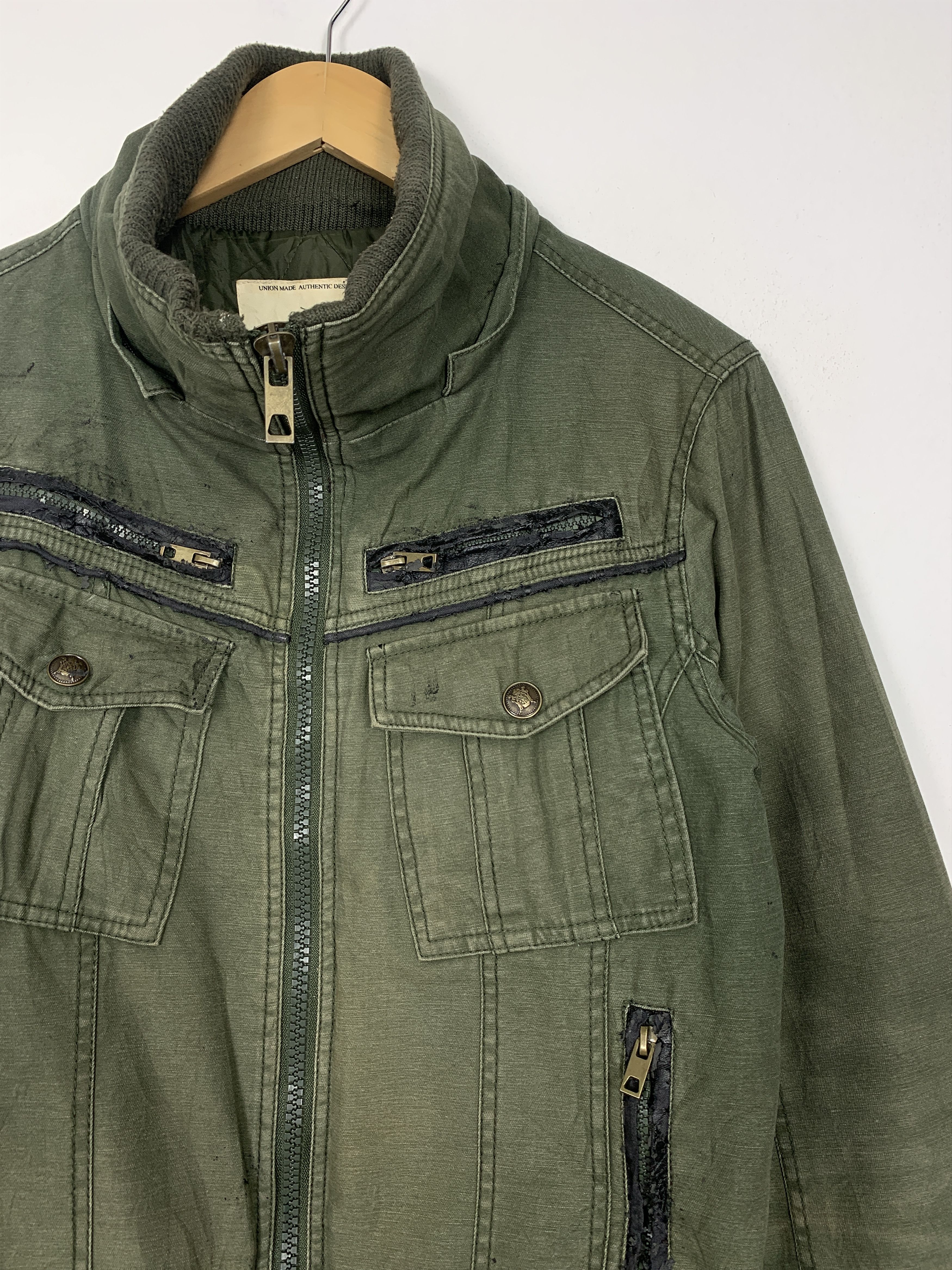 Vintage Vintage UNION MADE Military Quilted Lining Jacket J1398 Size US S / EU 44-46 / 1 - 3 Thumbnail
