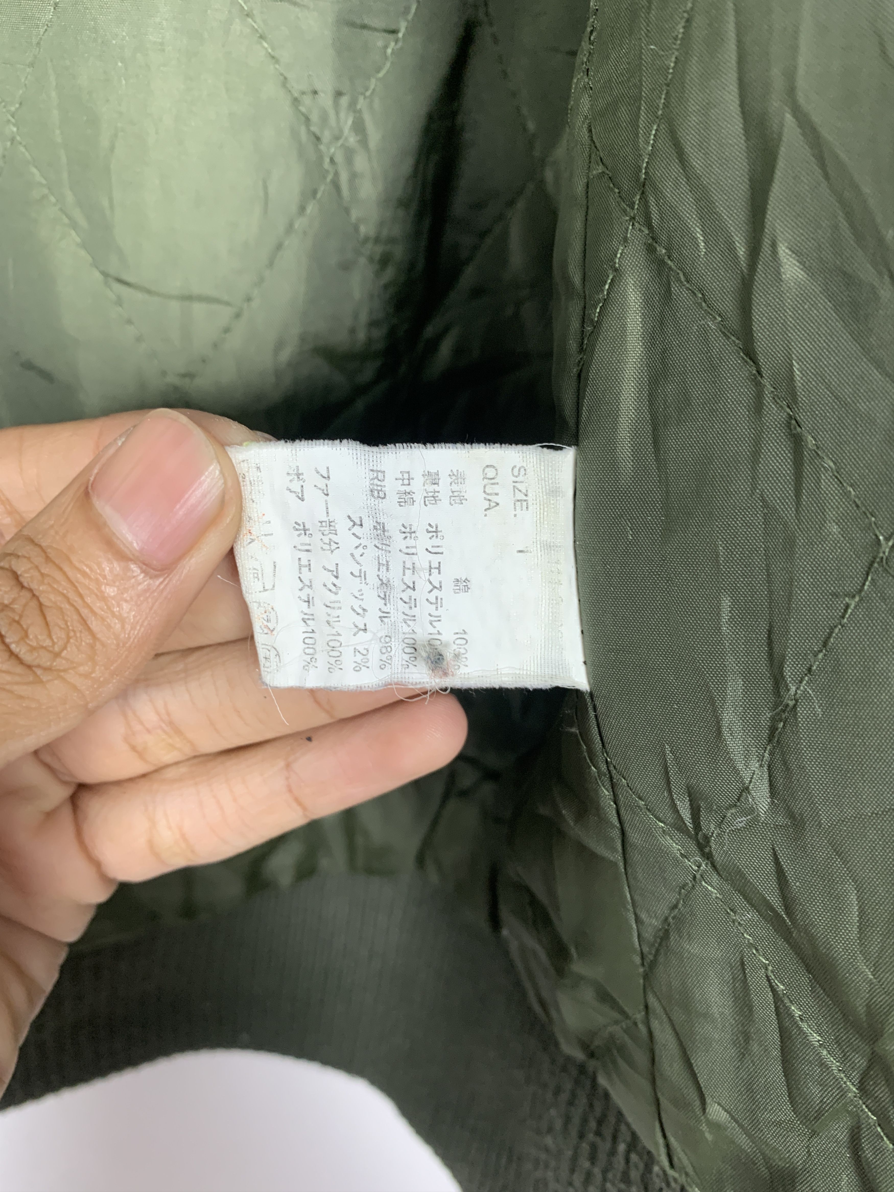 Vintage Vintage UNION MADE Military Quilted Lining Jacket J1398 Size US S / EU 44-46 / 1 - 14 Thumbnail