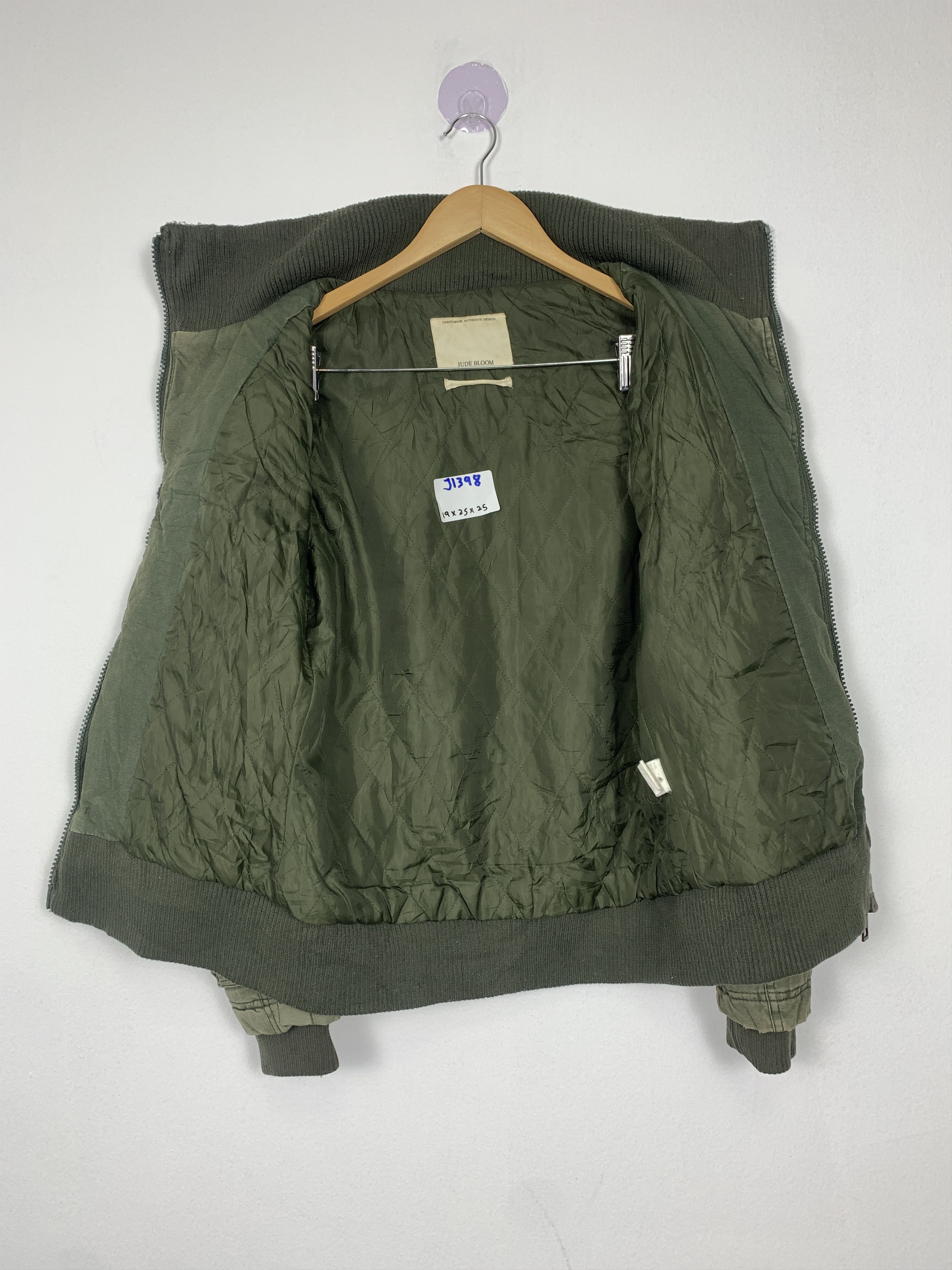 Vintage Vintage UNION MADE Military Quilted Lining Jacket J1398 Size US S / EU 44-46 / 1 - 11 Thumbnail