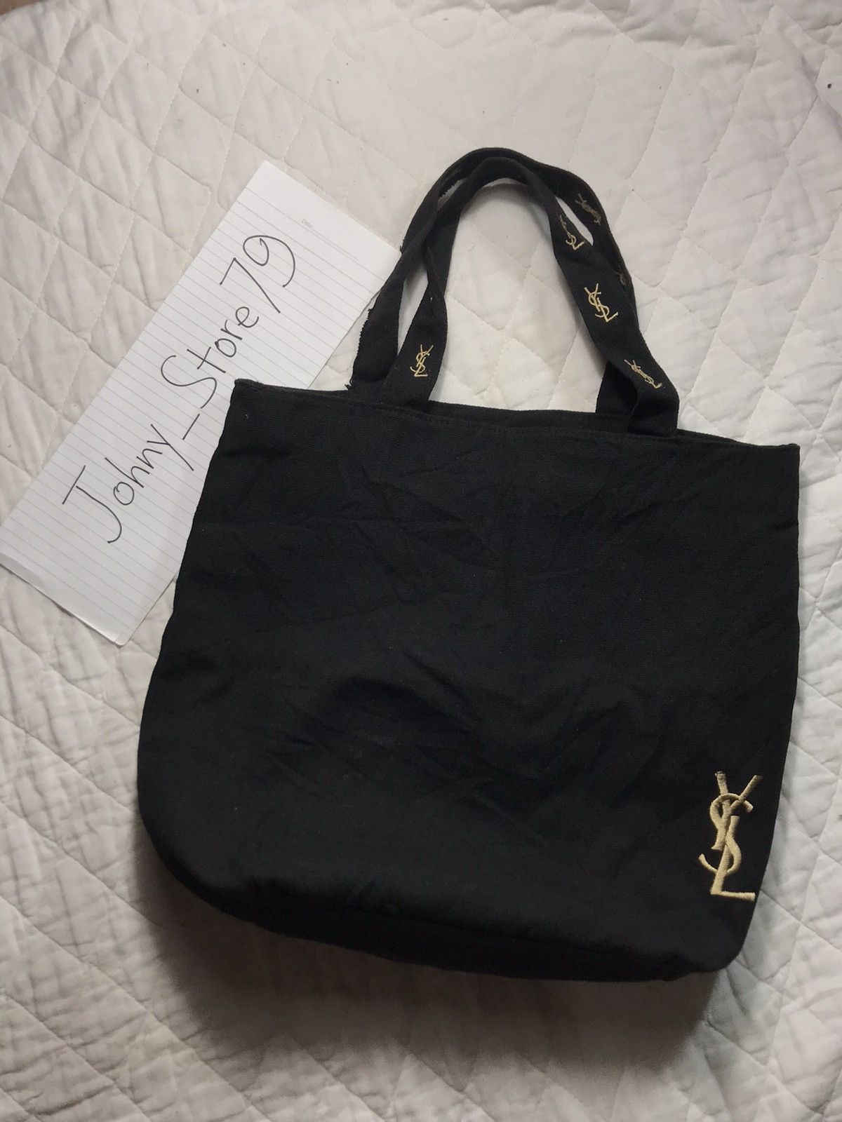 Vintage × Yves Saint Laurent Vintage Yves Saint Laurent Tote Bag Size ONE SIZE - 7 Thumbnail
