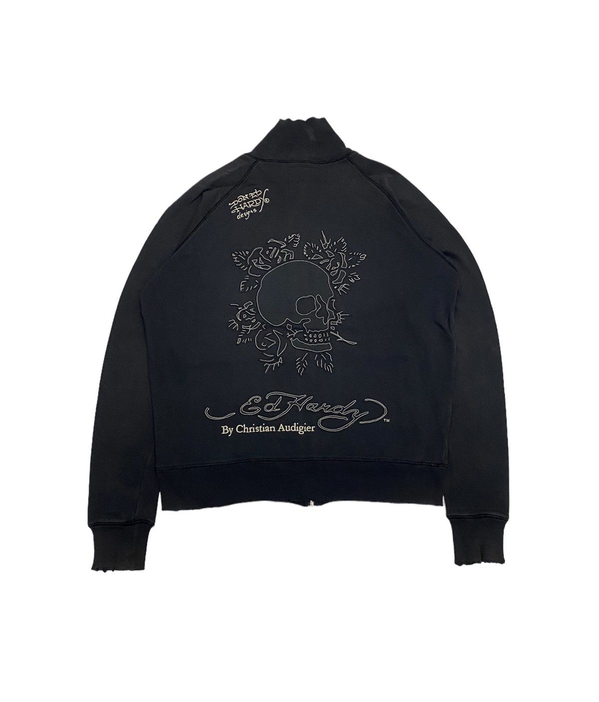 Ed Hardy ED HARDY CHRISTIAN AUDIGIER SKULLS EMBROIDERY SWEATER JACKET Size US M / EU 48-50 / 2 - 1 Thumbnail