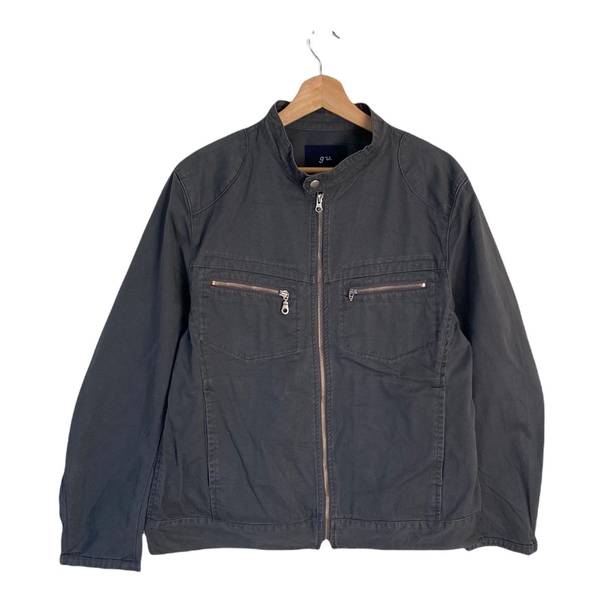Uniqlo ARCHIVE G.U UNIQLO DENIM ZIPPER JACKET LIKE HELMUT LANG Size US M / EU 48-50 / 2 - 4 Thumbnail