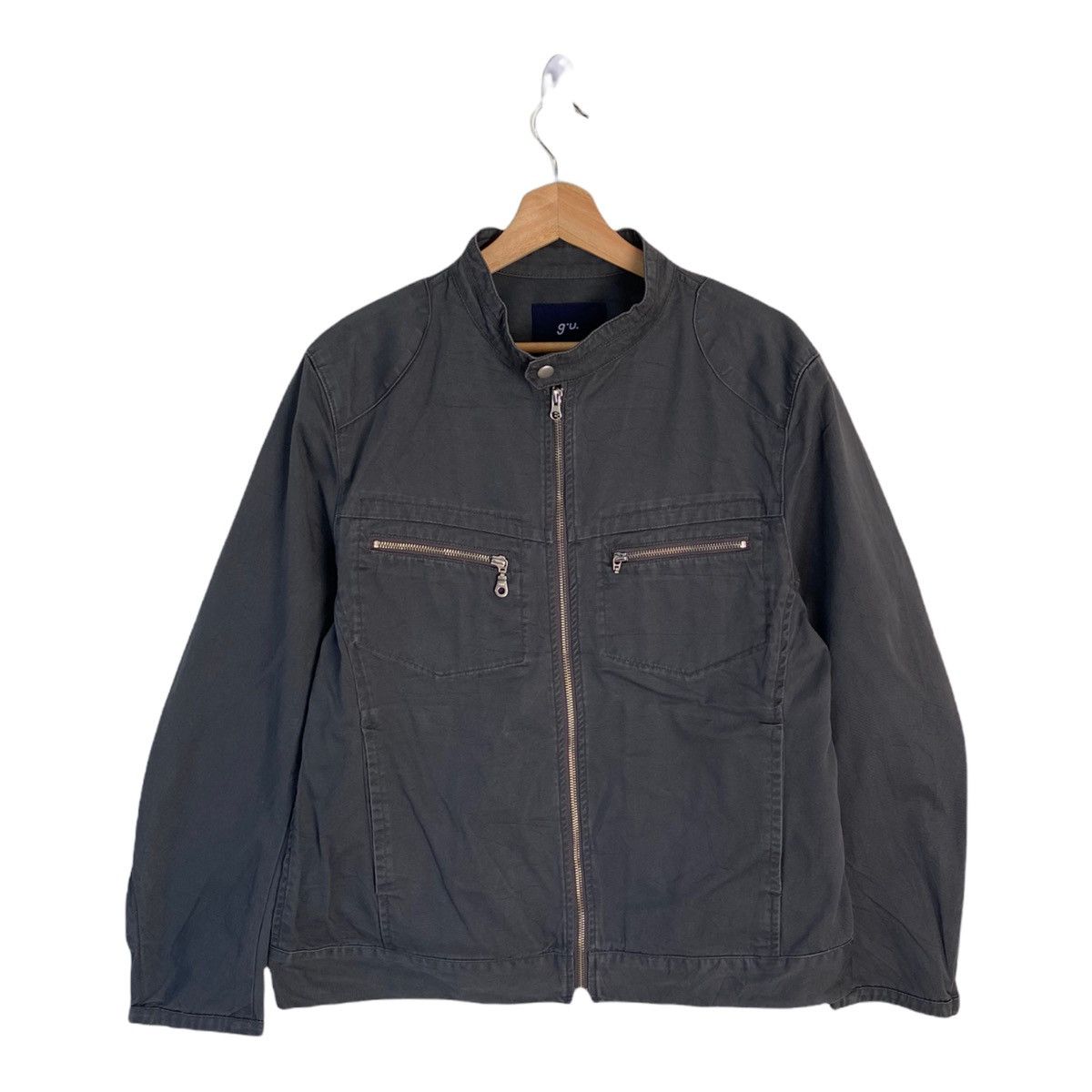 Uniqlo ARCHIVE G.U UNIQLO DENIM ZIPPER JACKET LIKE HELMUT LANG Size US M / EU 48-50 / 2 - 7 Thumbnail