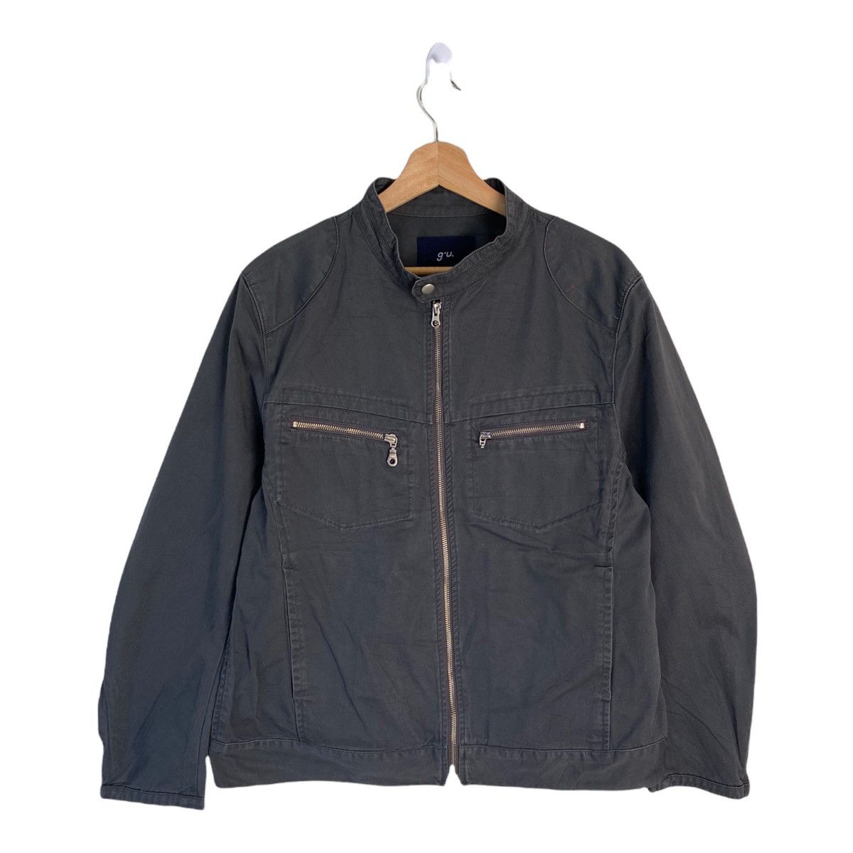Uniqlo ARCHIVE G.U UNIQLO DENIM ZIPPER JACKET LIKE HELMUT LANG Size US M / EU 48-50 / 2 - 5 Thumbnail