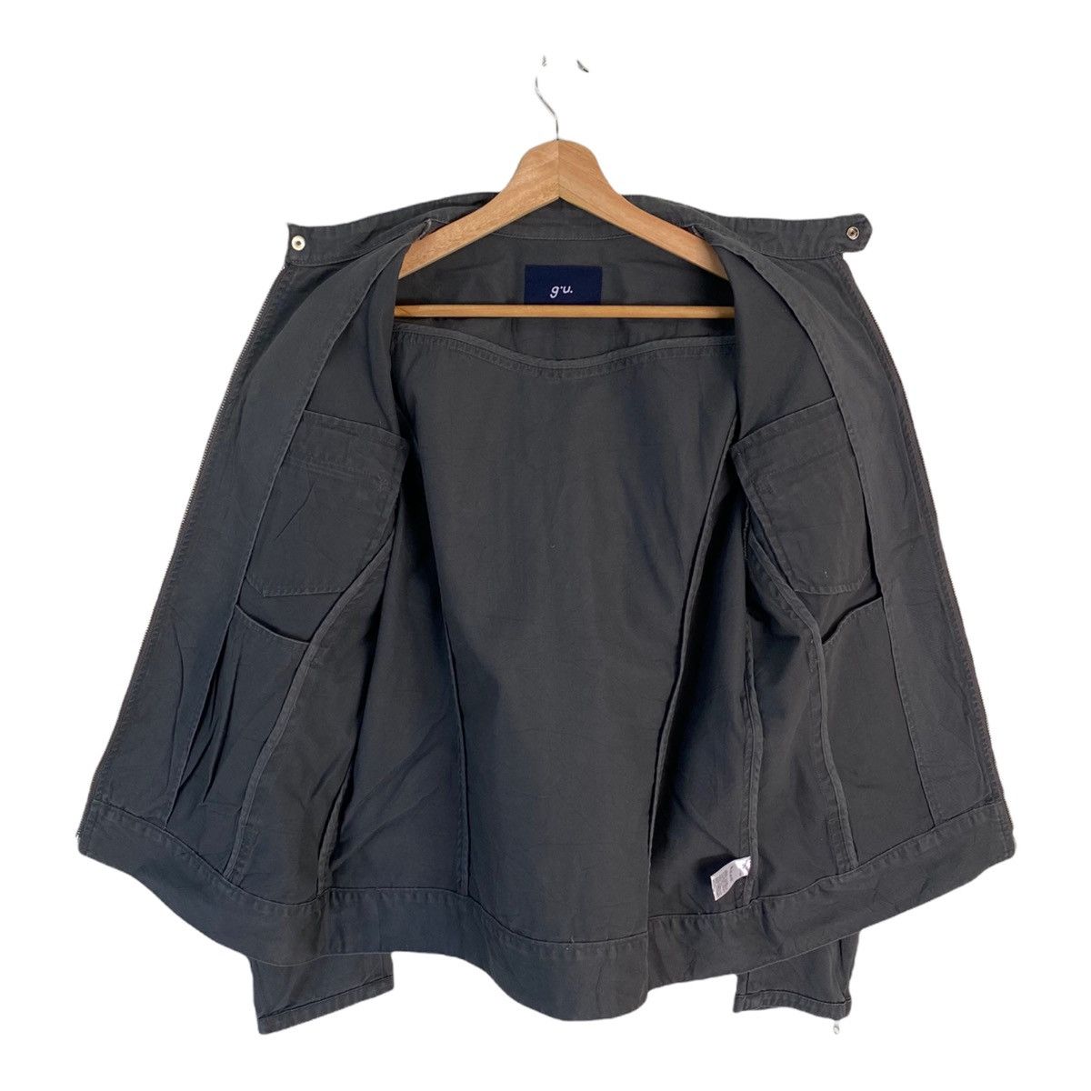 Uniqlo ARCHIVE G.U UNIQLO DENIM ZIPPER JACKET LIKE HELMUT LANG Size US M / EU 48-50 / 2 - 2 Thumbnail