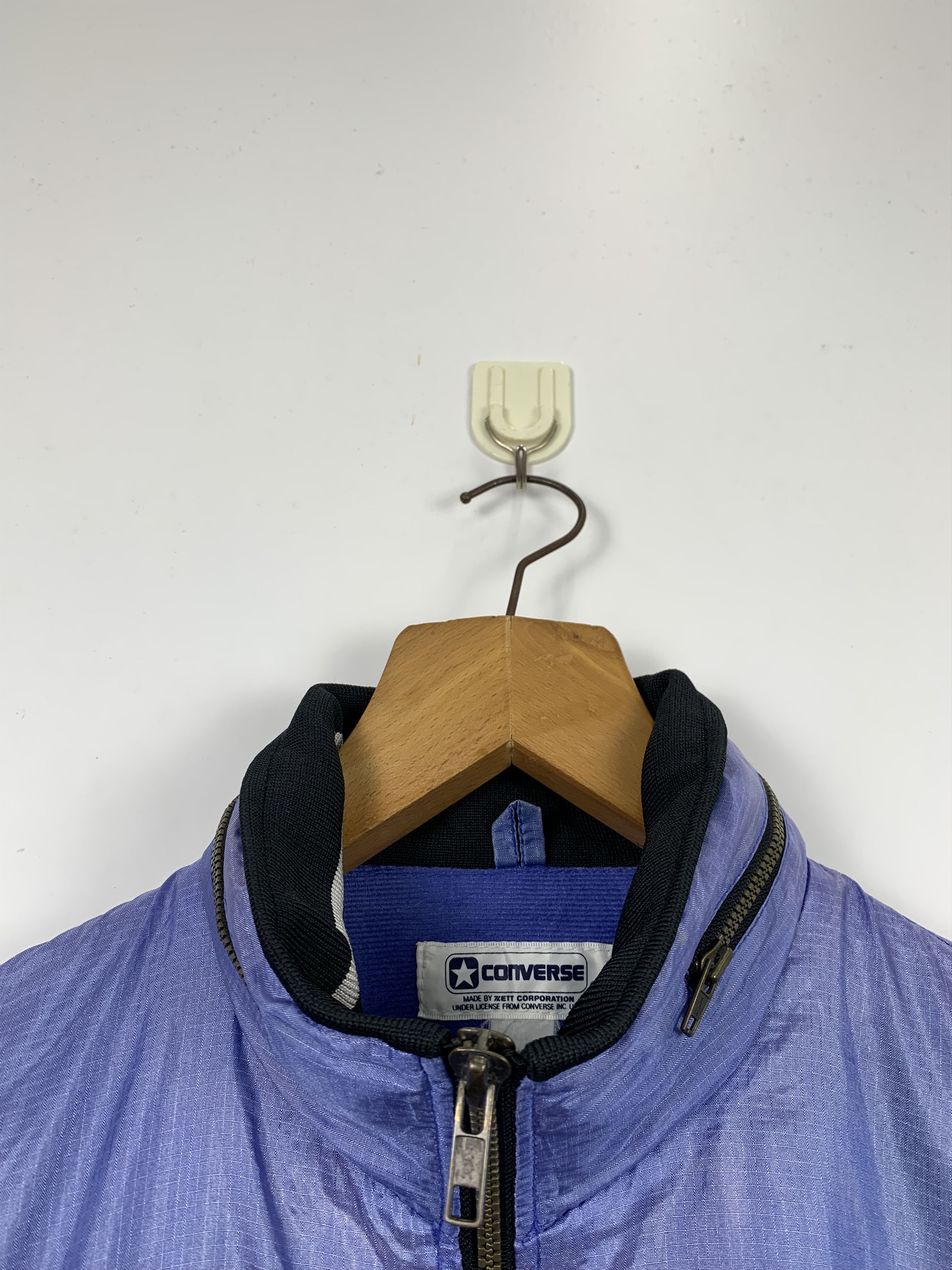 Converse × Vintage Vintage Converse Zip Up Jacket Windbreaker Streetwear Size US M / EU 48-50 / 2 - 7 Thumbnail