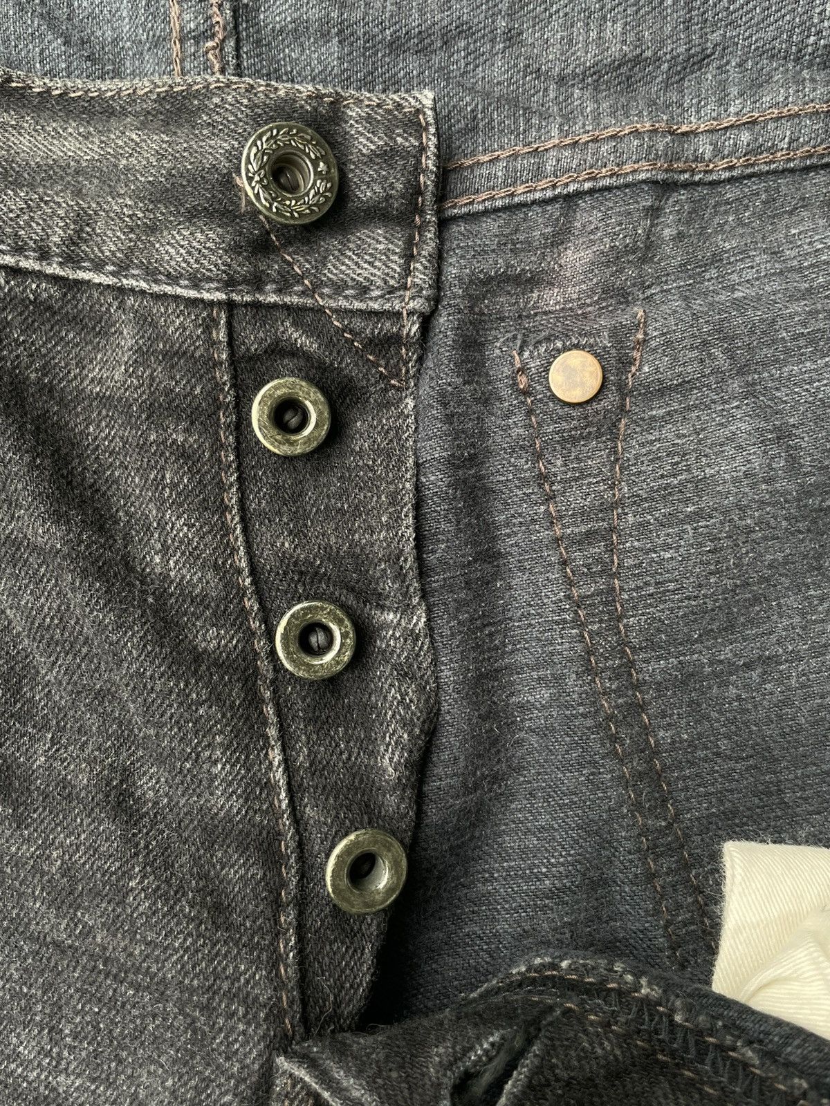 Japanese Brand × Johnbull John Bull Aging Wash Redline Selvedge Denim Size US 37 - 23 Thumbnail