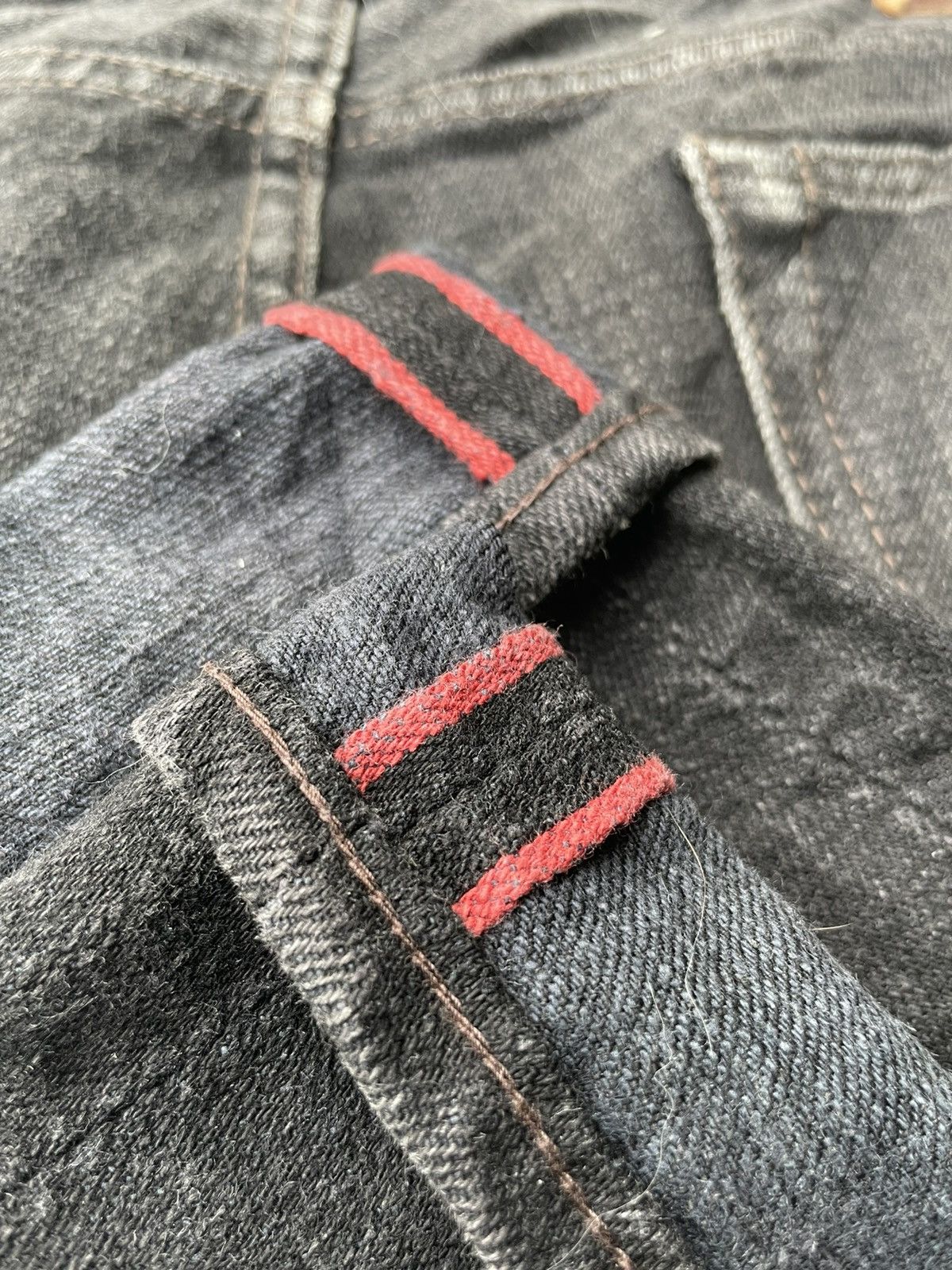 Japanese Brand × Johnbull John Bull Aging Wash Redline Selvedge Denim Size US 37 - 15 Thumbnail