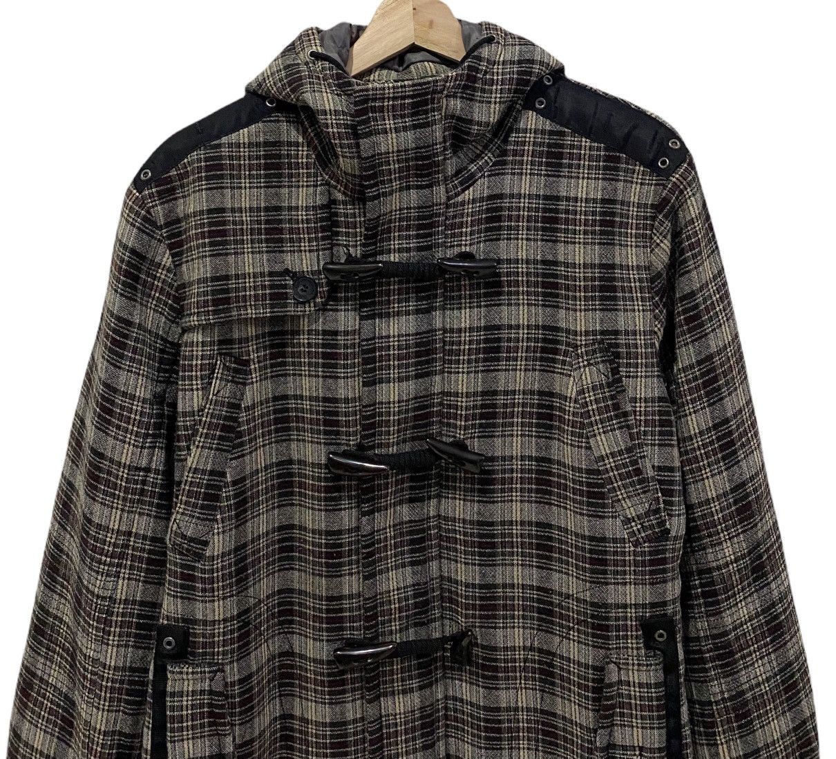 Costume National 🔥COSTUME NATIONAL CNC FW04 FLANNEL TARTAN HOODIE JACKET Size US M / EU 48-50 / 2 - 8 Thumbnail