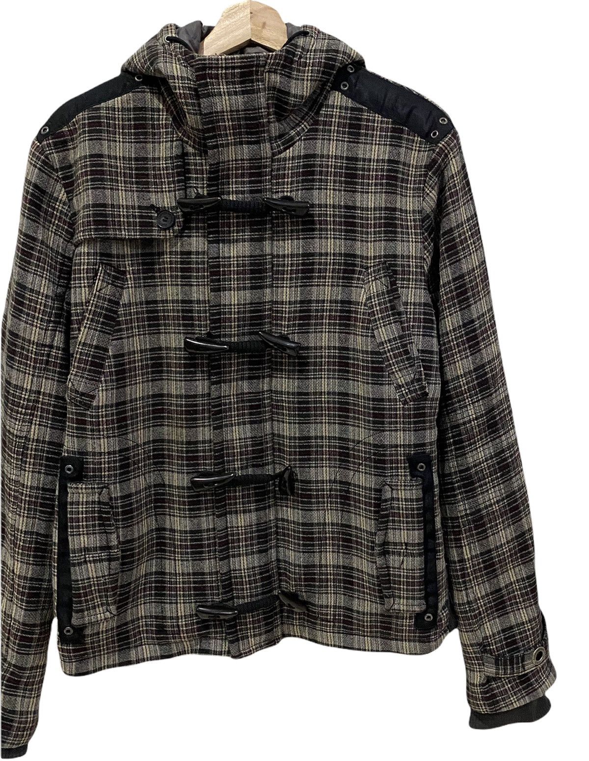 Costume National 🔥COSTUME NATIONAL CNC FW04 FLANNEL TARTAN HOODIE JACKET Size US M / EU 48-50 / 2 - 3 Thumbnail