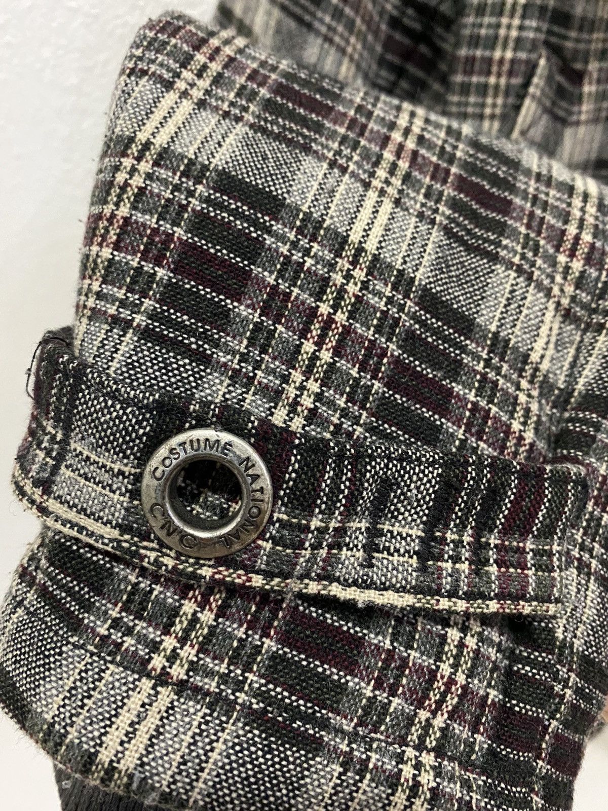 Costume National 🔥COSTUME NATIONAL CNC FW04 FLANNEL TARTAN HOODIE JACKET Size US M / EU 48-50 / 2 - 6 Thumbnail