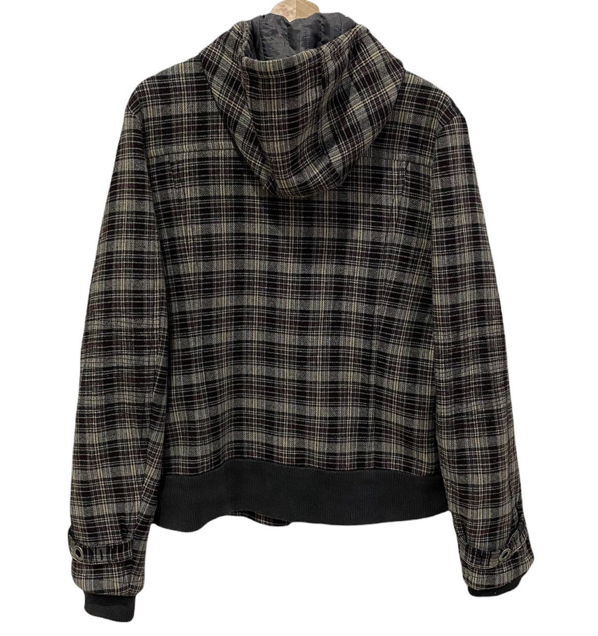 Costume National 🔥COSTUME NATIONAL CNC FW04 FLANNEL TARTAN HOODIE JACKET Size US M / EU 48-50 / 2 - 2 Thumbnail