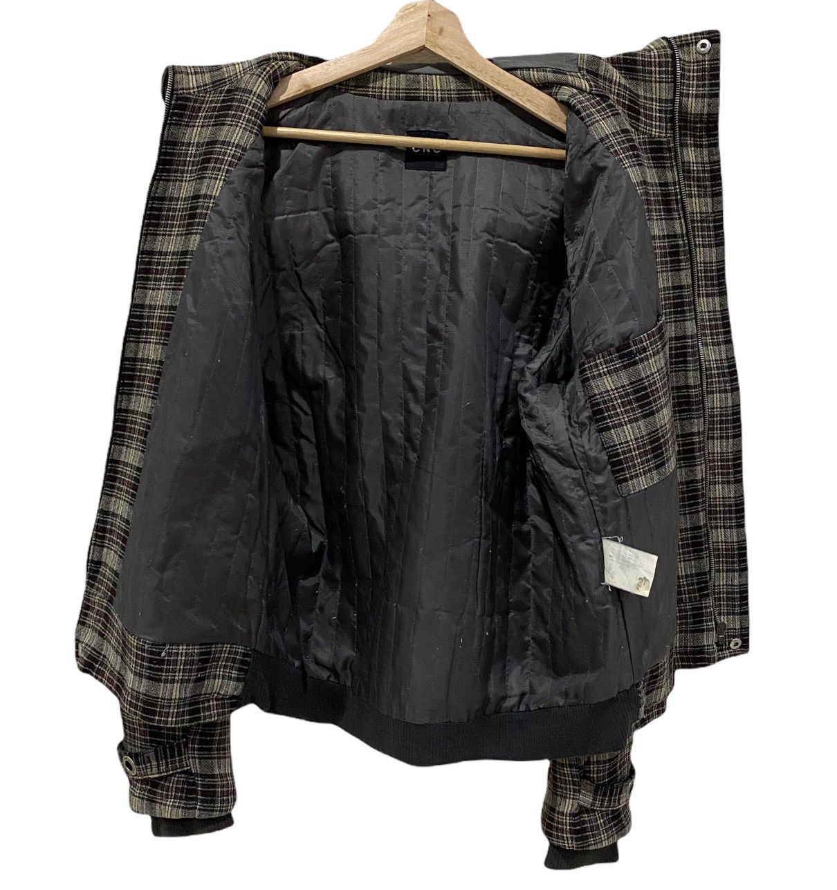 Costume National 🔥COSTUME NATIONAL CNC FW04 FLANNEL TARTAN HOODIE JACKET Size US M / EU 48-50 / 2 - 7 Thumbnail