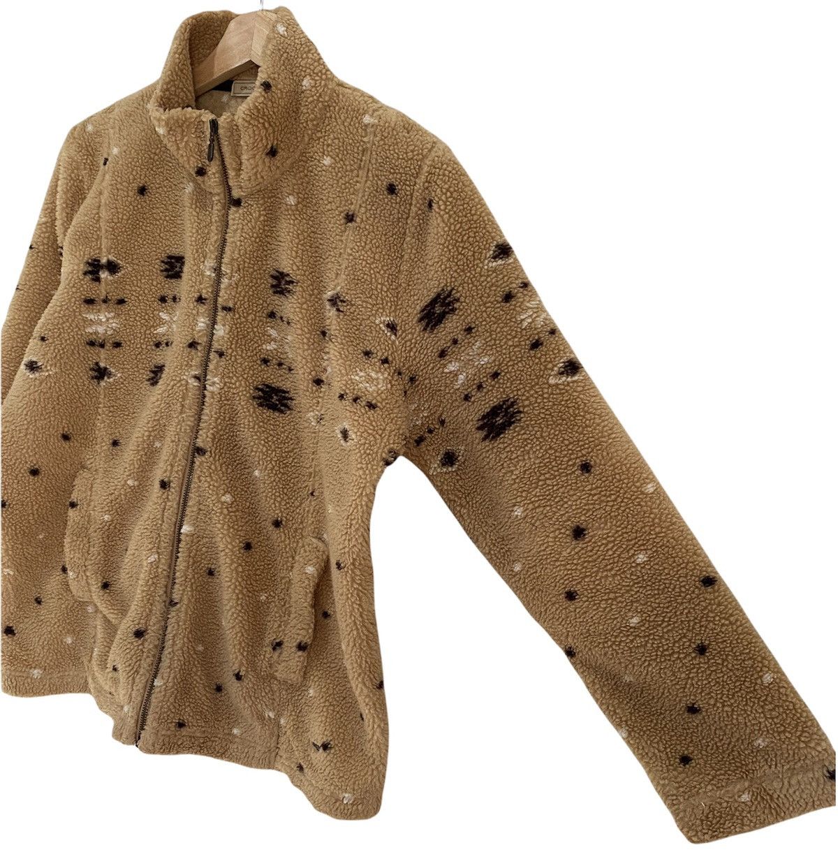 Japanese Brand × Vintage VINTAGE CROCODILE FLEECE SHERPA JACKET Size US S / EU 44-46 / 1 - 8 Thumbnail
