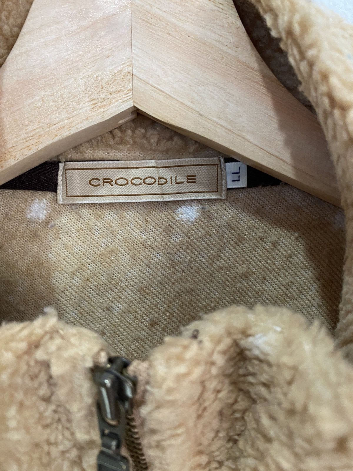 Japanese Brand × Vintage VINTAGE CROCODILE FLEECE SHERPA JACKET Size US S / EU 44-46 / 1 - 10 Thumbnail