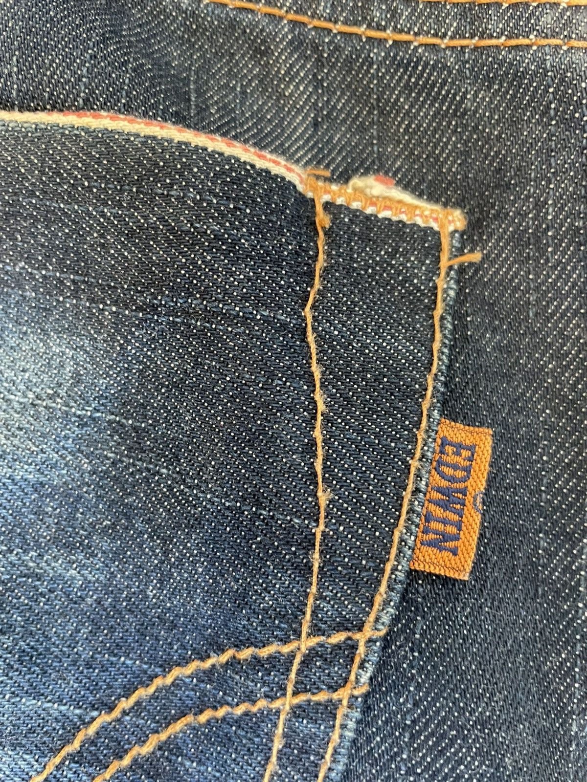 Edwin Edwin 505B Vintage Selvedge Redline Denim Size US 35 - 16 Thumbnail
