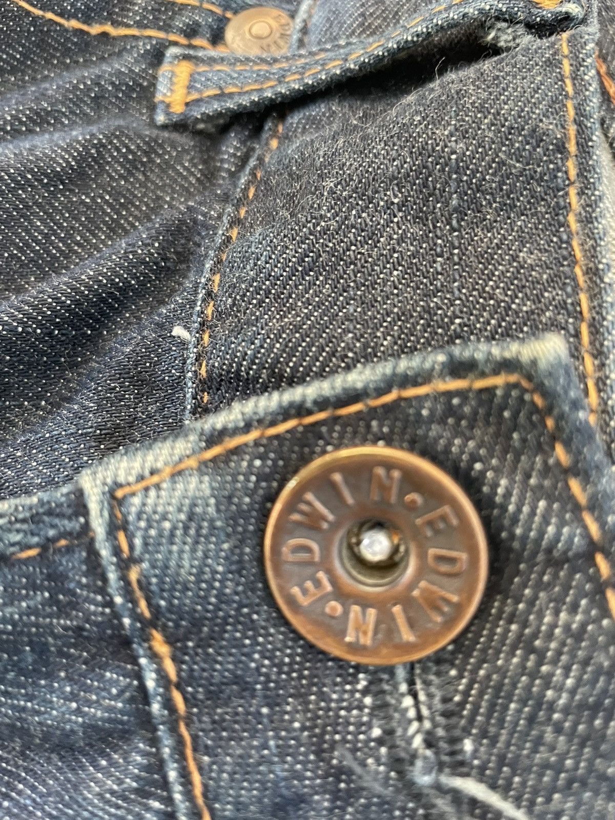 Edwin Edwin 505B Vintage Selvedge Redline Denim Size US 35 - 13 Thumbnail