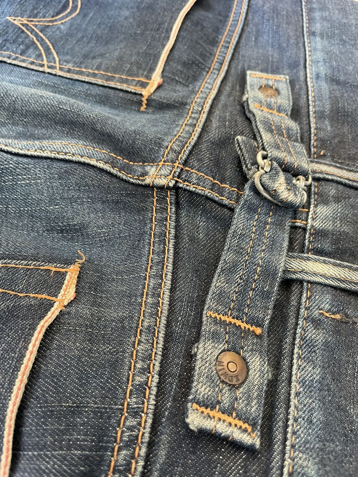 Edwin Edwin 505B Vintage Selvedge Redline Denim Size US 35 - 18 Thumbnail