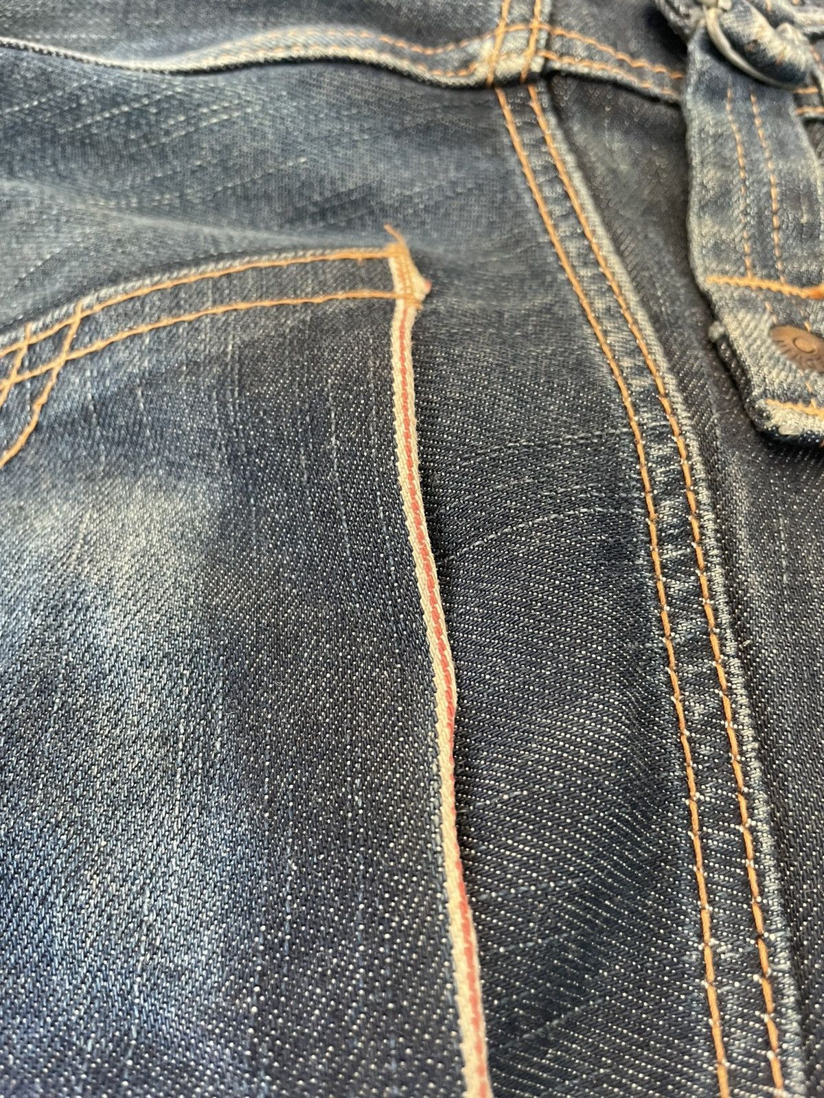 Edwin Edwin 505B Vintage Selvedge Redline Denim Size US 35 - 17 Thumbnail