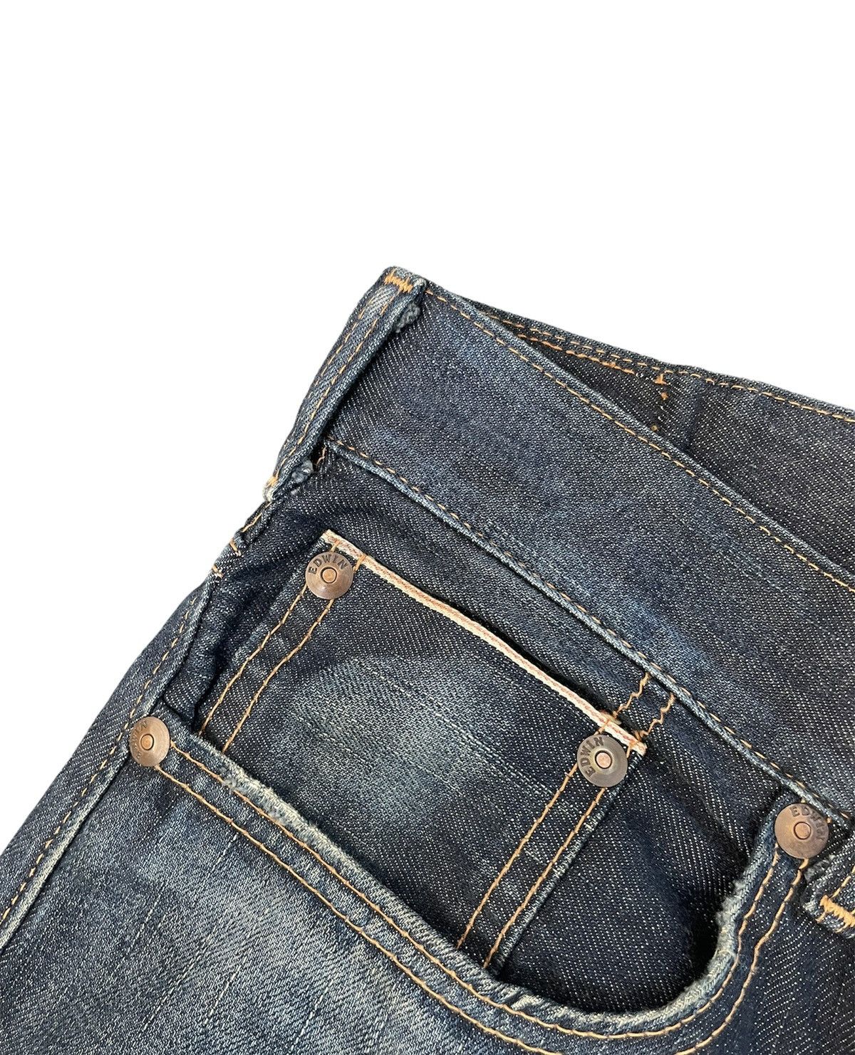 Edwin Edwin 505B Vintage Selvedge Redline Denim Size US 35 - 6 Thumbnail