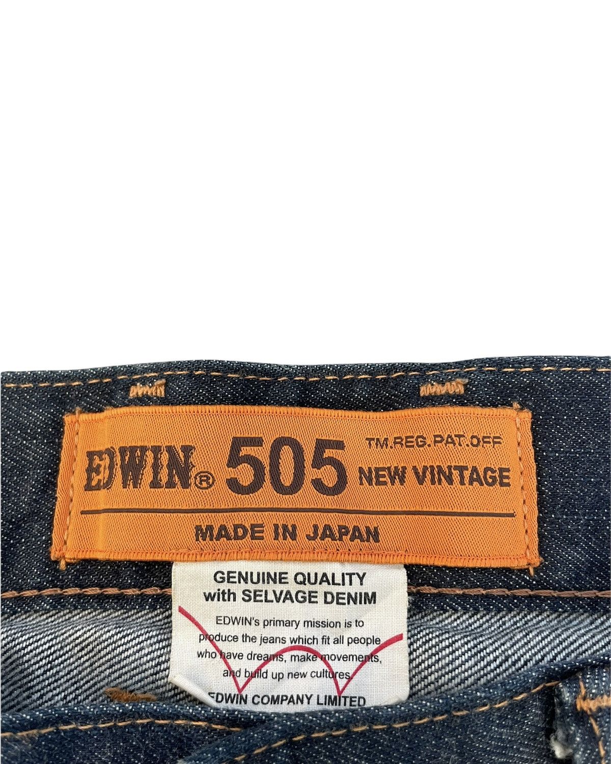 Edwin Edwin 505B Vintage Selvedge Redline Denim Size US 35 - 7 Thumbnail