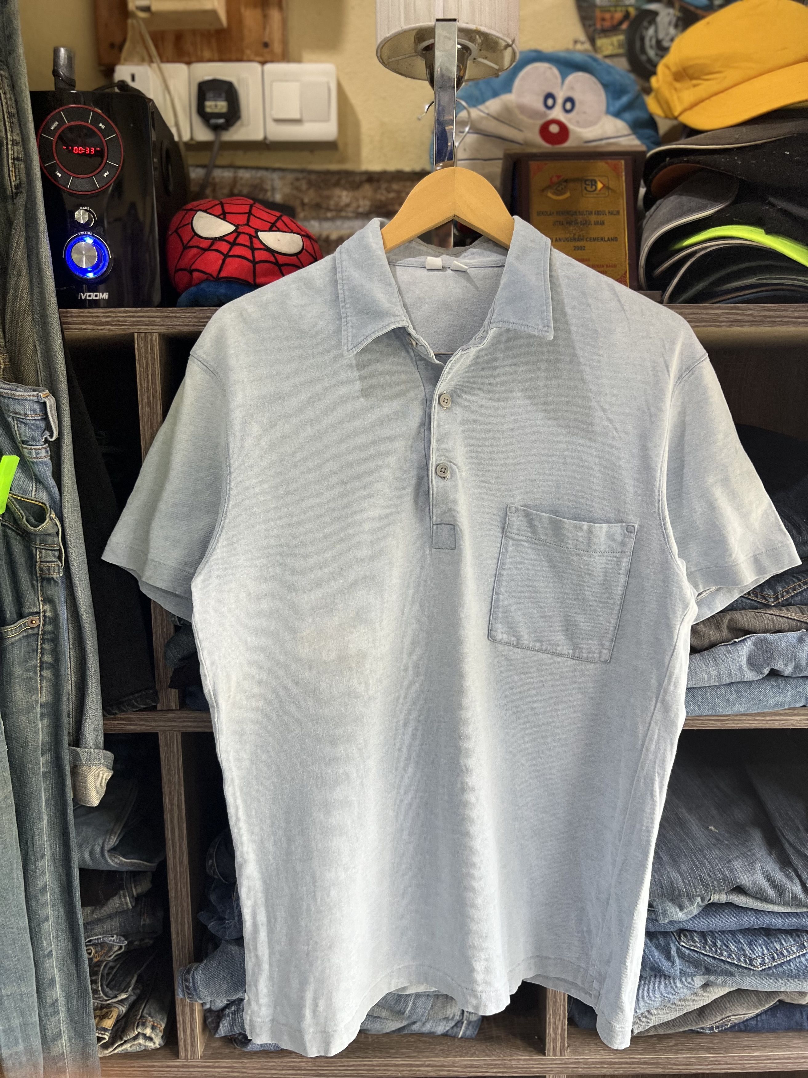 Lemaire × Uniqlo 🔥Vintage Uniqlo Lemaire Polo Pocket Size US M / EU 48-50 / 2 - 13 Thumbnail