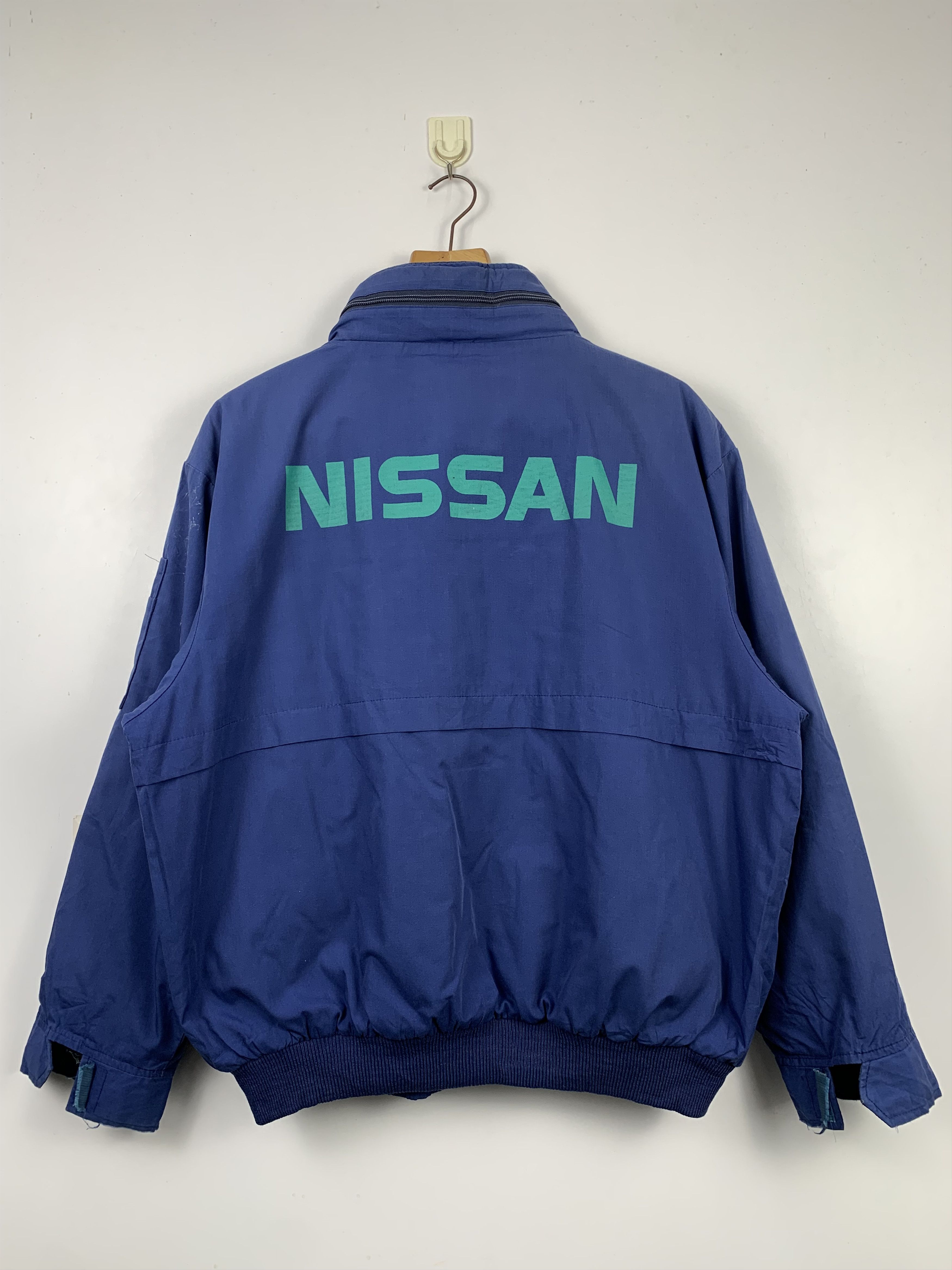 Japanese Brand Vintage NISSAN Automobil Multi Pocket Jacket J0437 Size US L / EU 52-54 / 3 - 1 Thumbnail