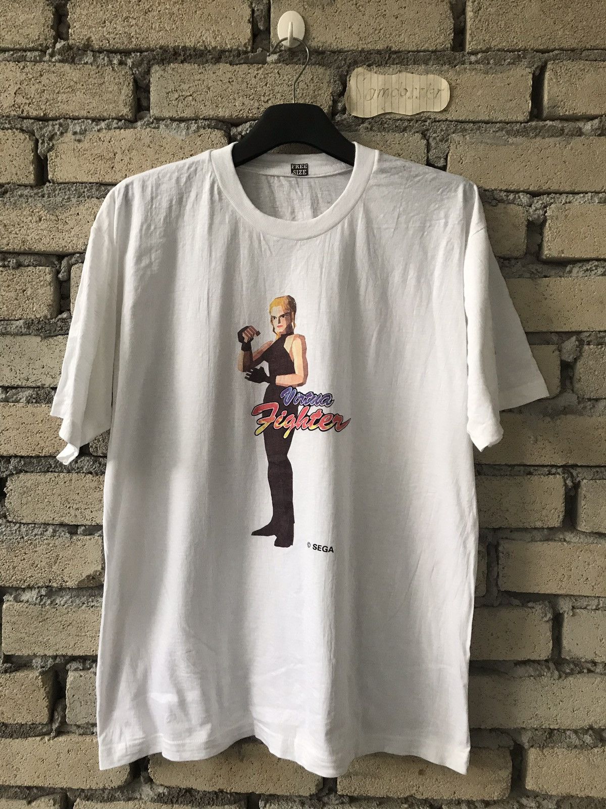 Vintage 90s Sega Virtua Street Fighter Fighting Games Release 1993 Size US L / EU 52-54 / 3 - 1 Thumbnail